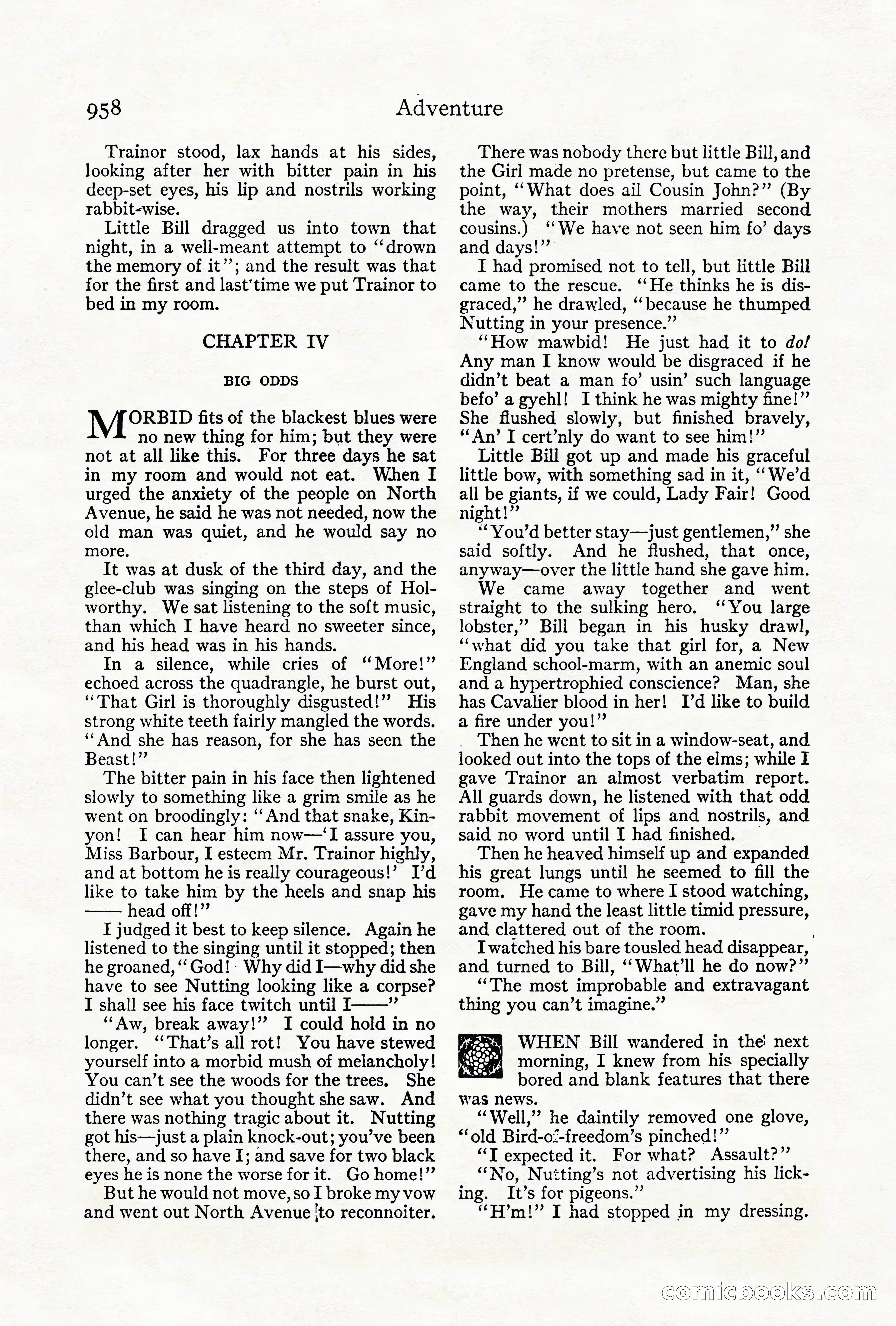 Adventure Magazine Cover, October 1911 — page 12 of 196