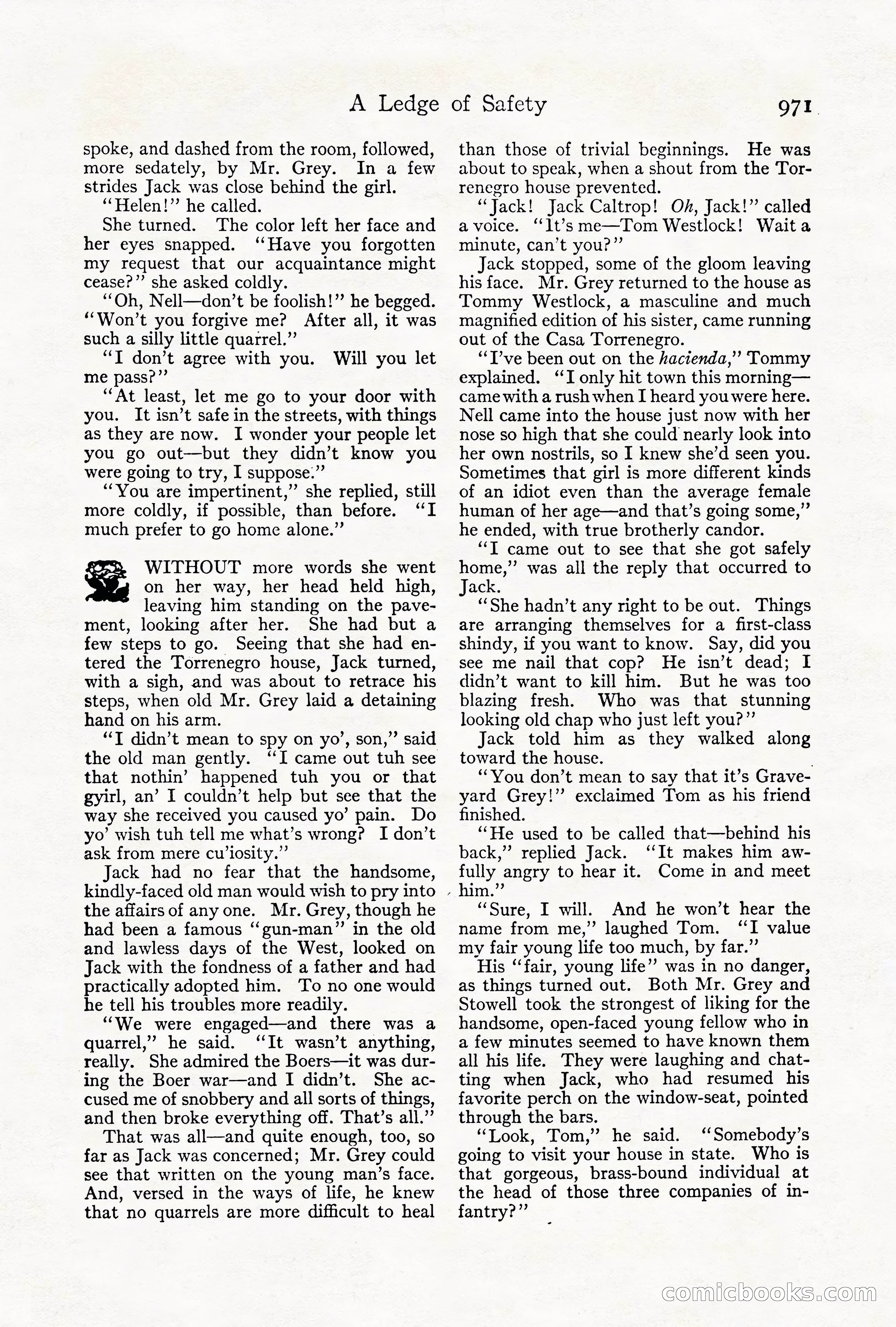 Adventure Magazine Cover, October 1911 — page 25 of 196