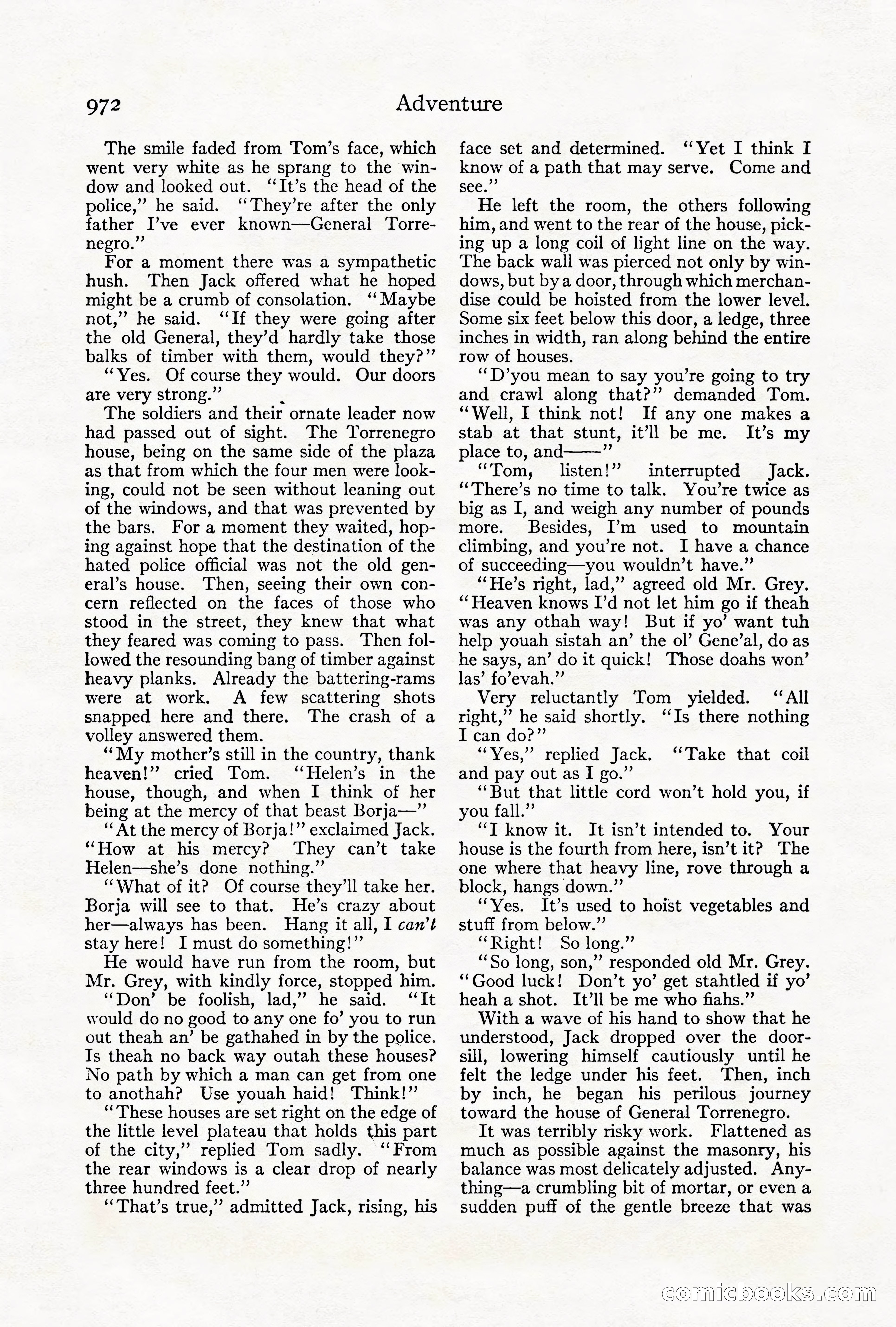 Adventure Magazine Cover, October 1911 — page 26 of 196