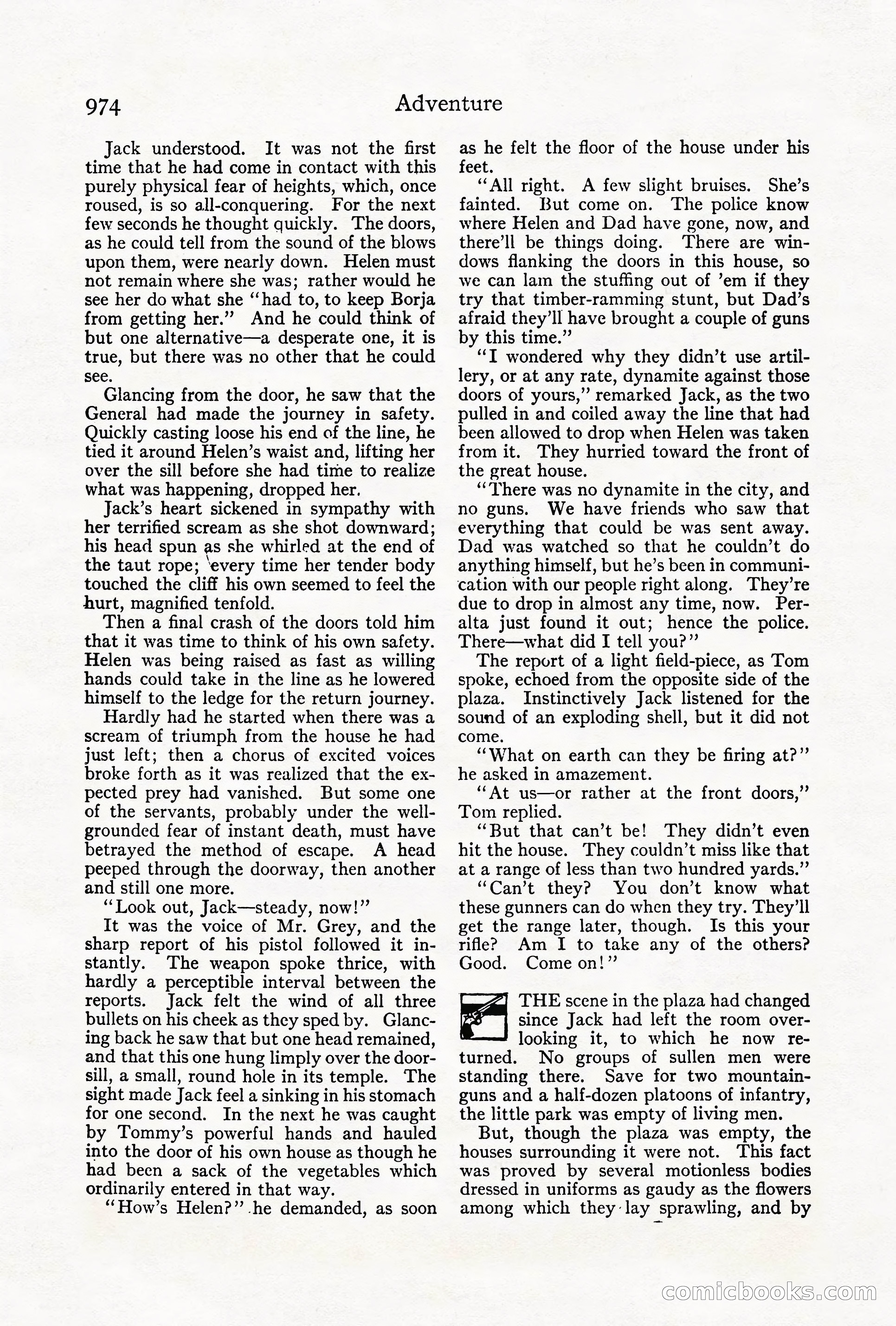 Adventure Magazine Cover, October 1911 — page 28 of 196