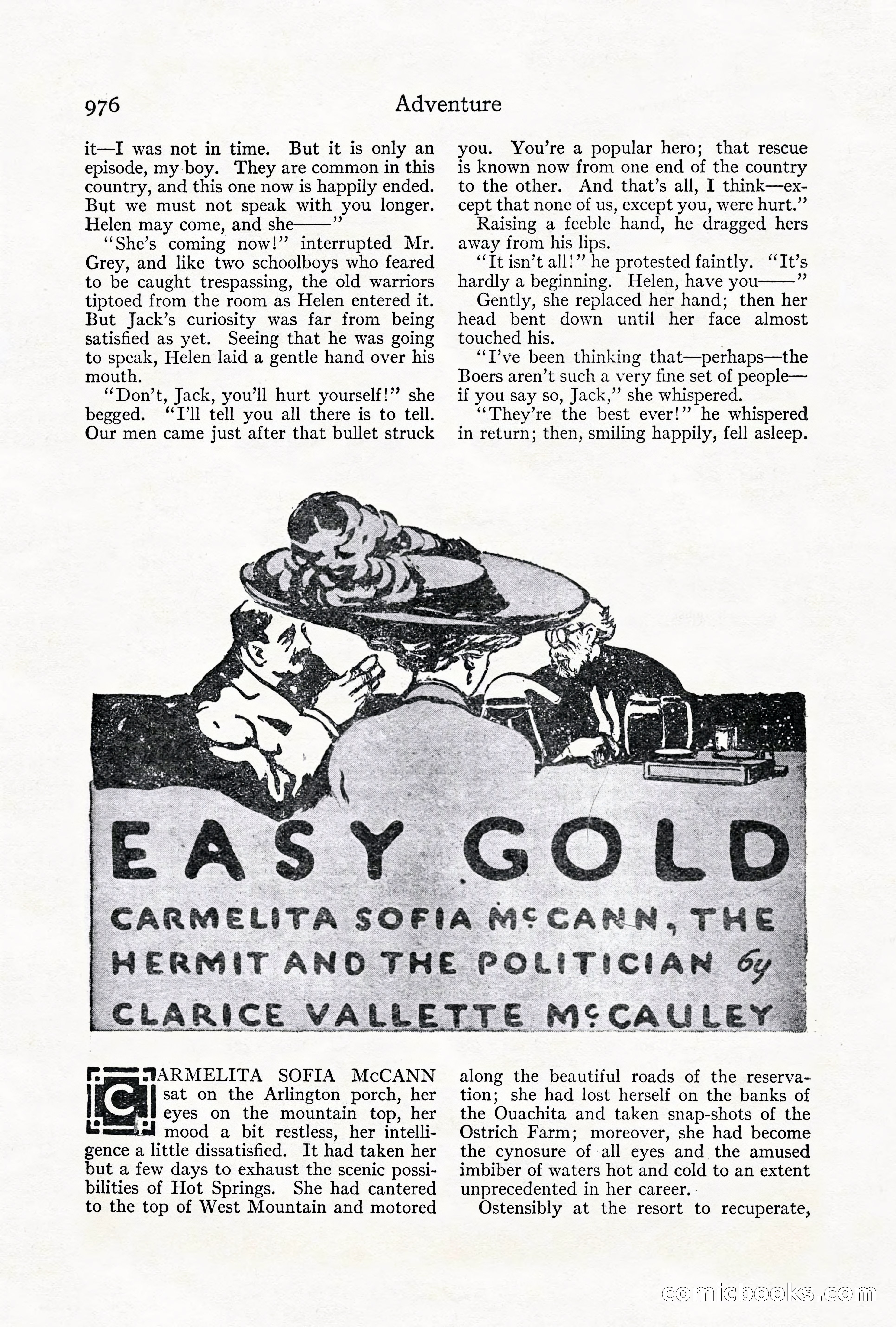 Adventure Magazine Cover, October 1911 — page 30 of 196