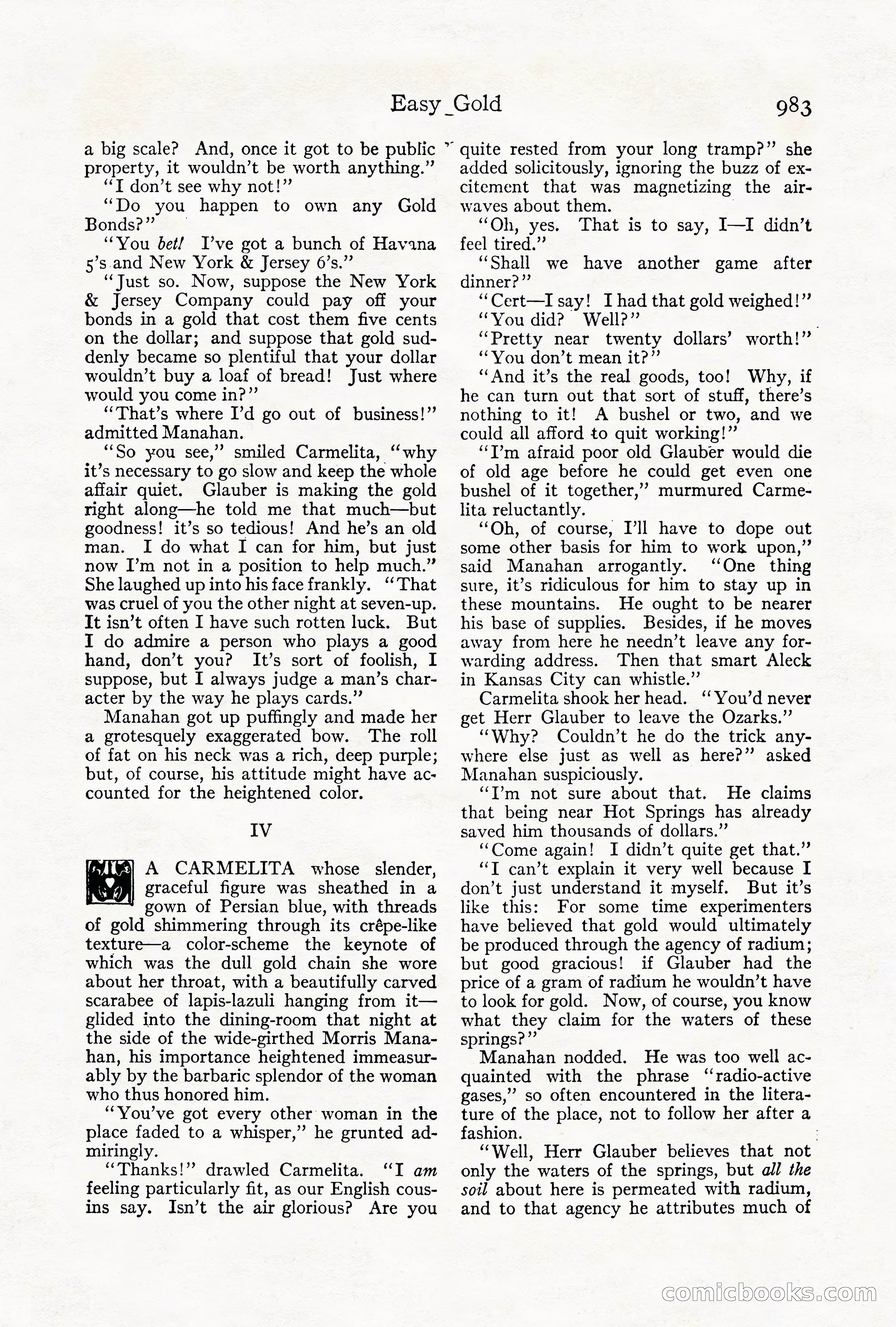 Adventure Magazine Cover, October 1911 — page 37 of 196