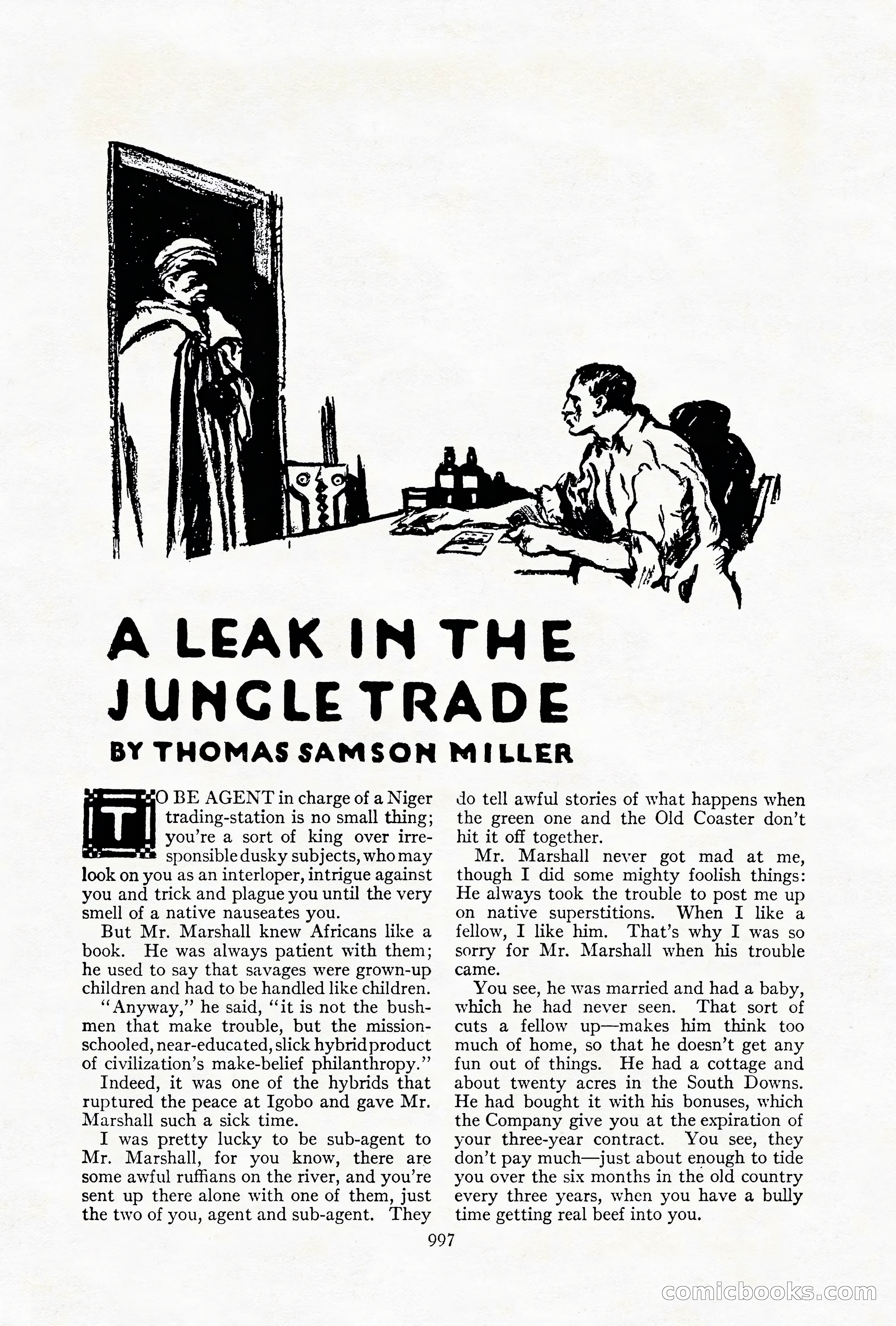 Adventure Magazine Cover, October 1911 — page 51 of 196