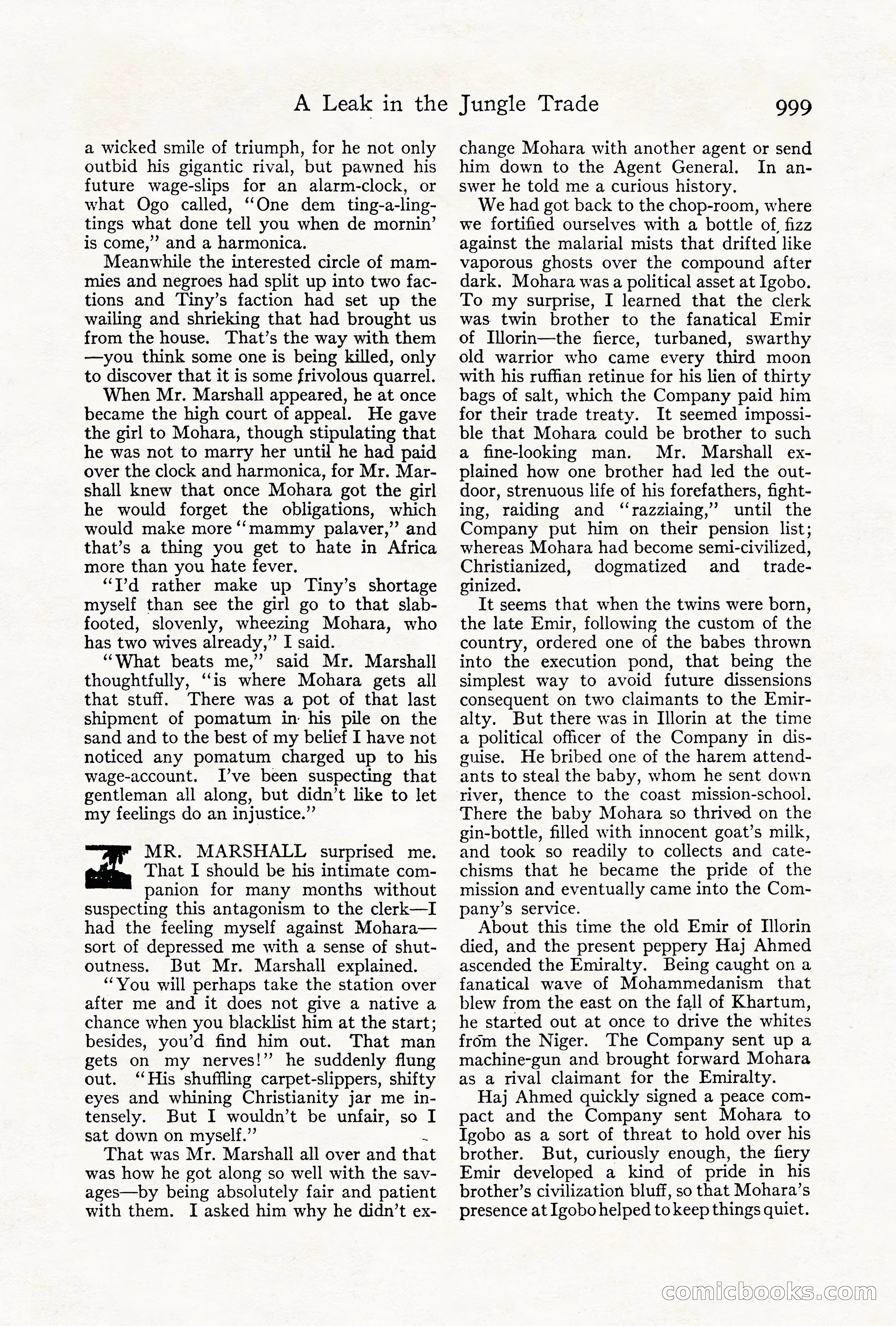 Adventure Magazine Cover, October 1911 — page 53 of 196