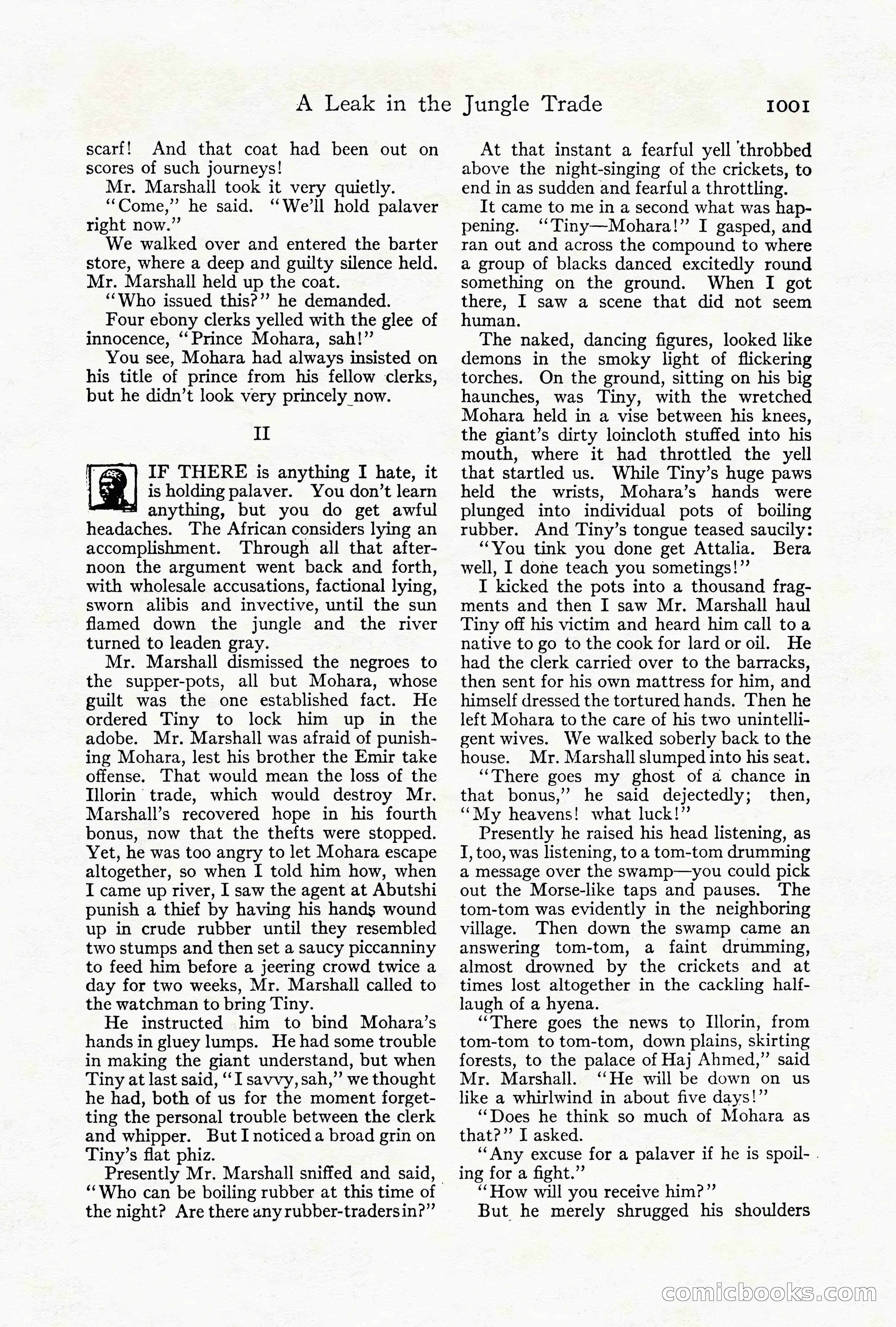 Adventure Magazine Cover, October 1911 — page 55 of 196
