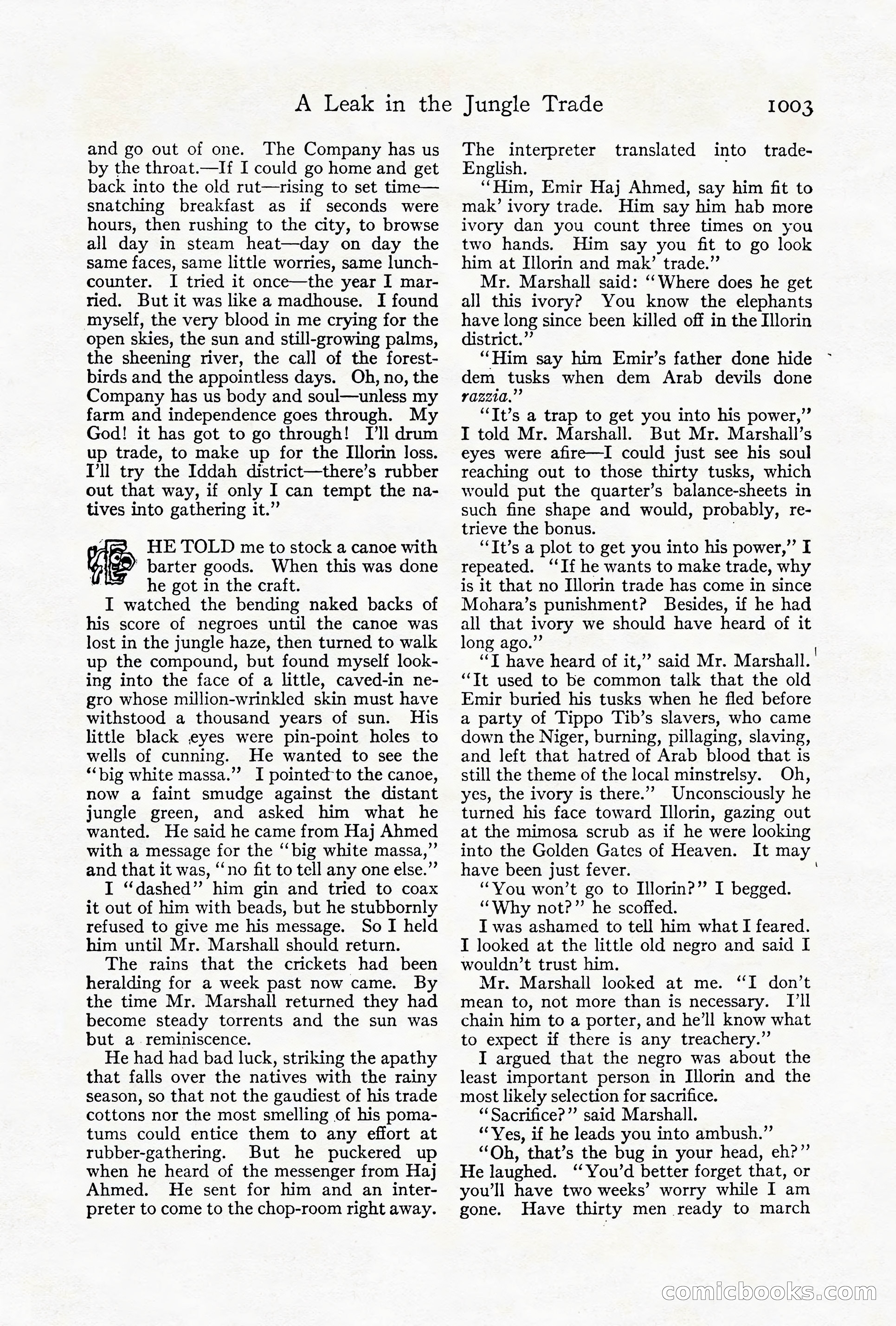Adventure Magazine Cover, October 1911 — page 57 of 196