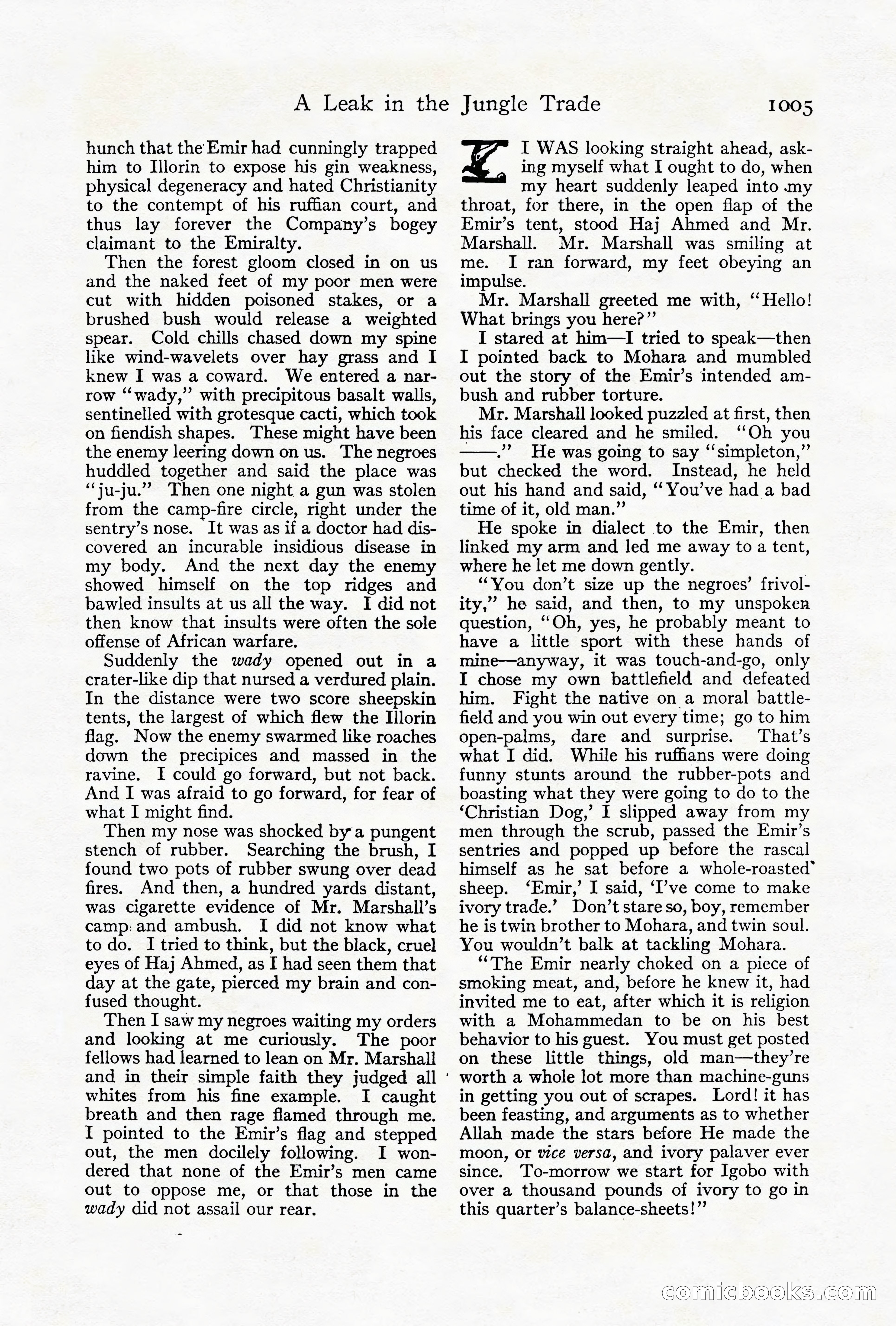 Adventure Magazine Cover, October 1911 — page 59 of 196