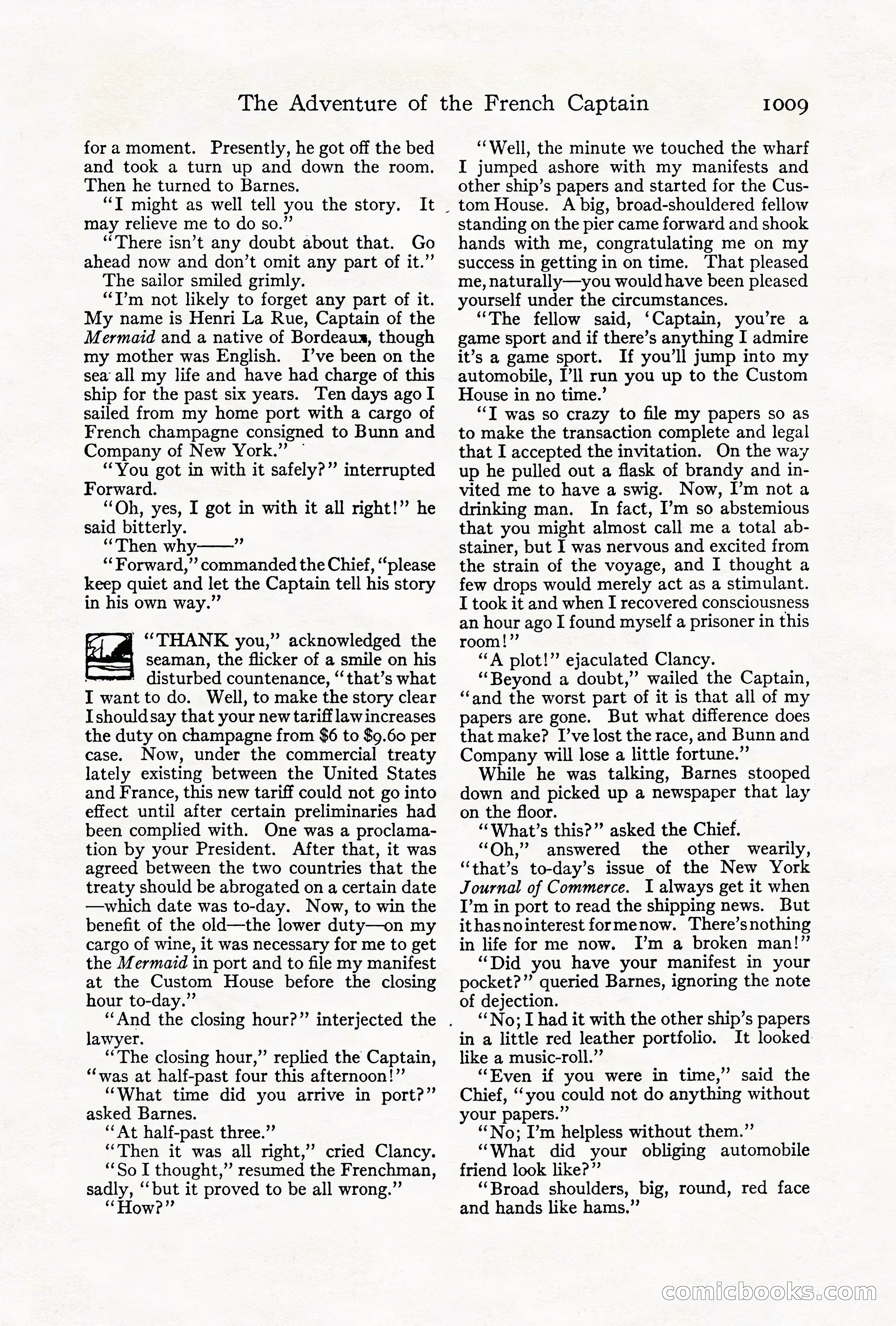 Adventure Magazine Cover, October 1911 — page 63 of 196