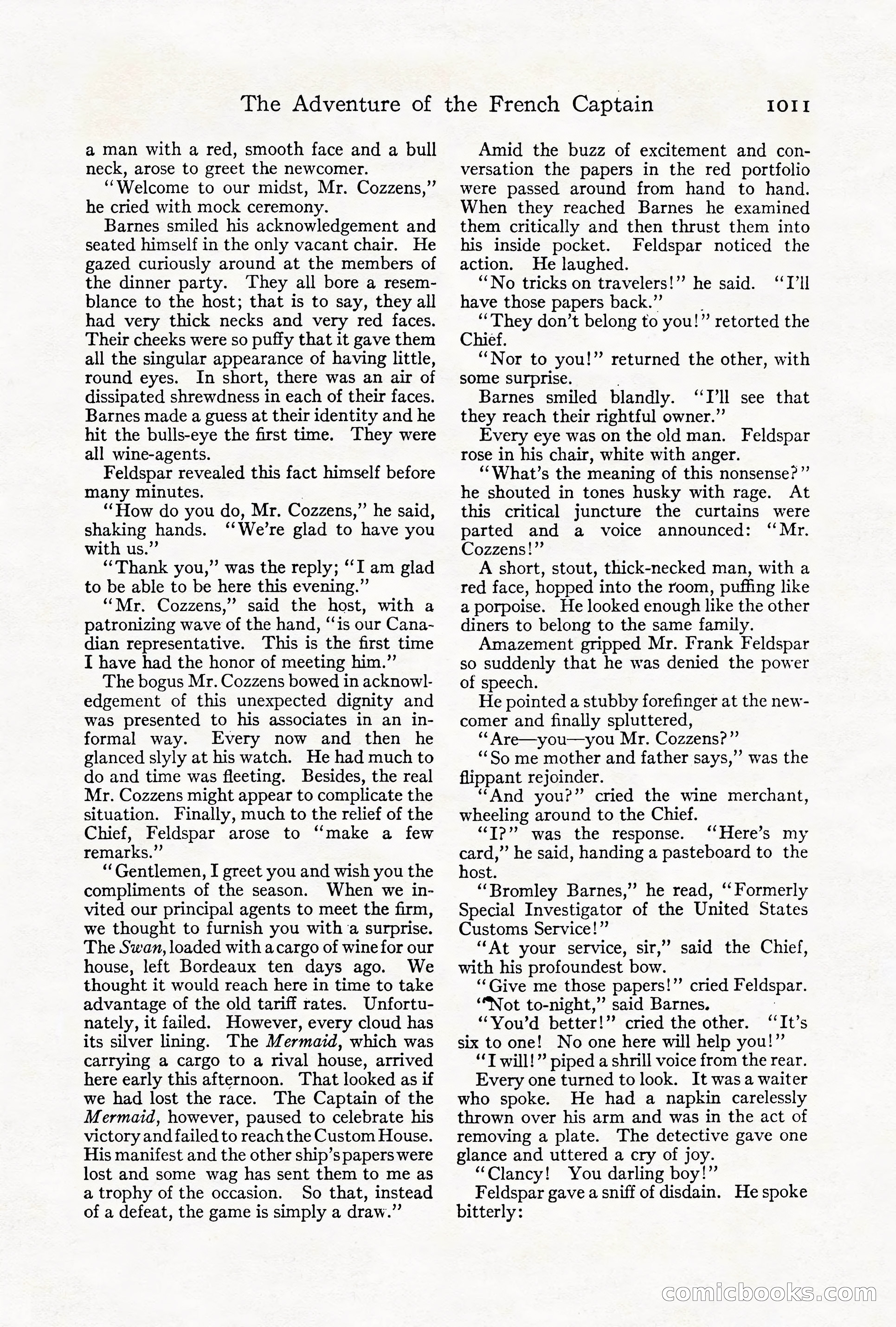 Adventure Magazine Cover, October 1911 — page 65 of 196