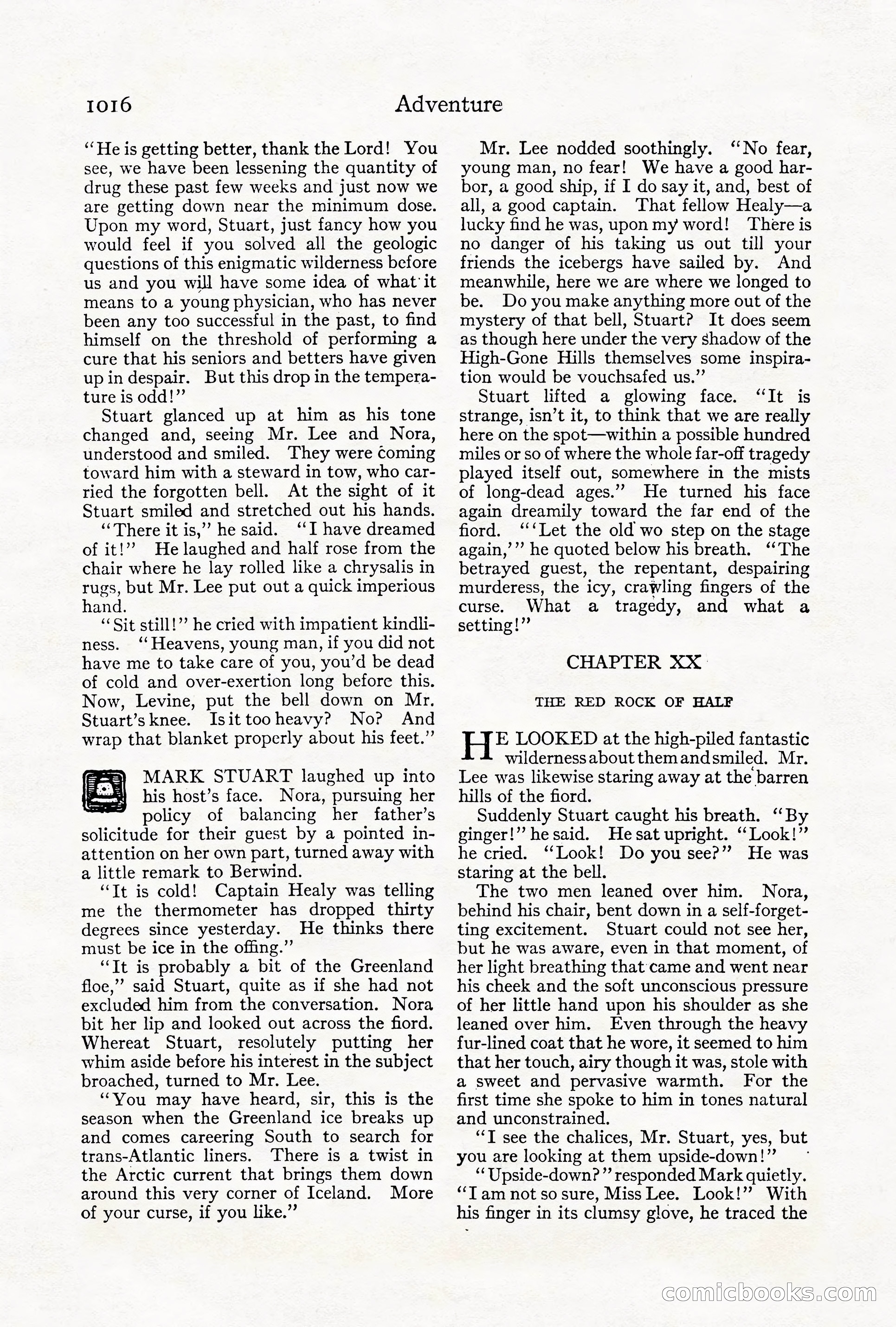 Adventure Magazine Cover, October 1911 — page 70 of 196
