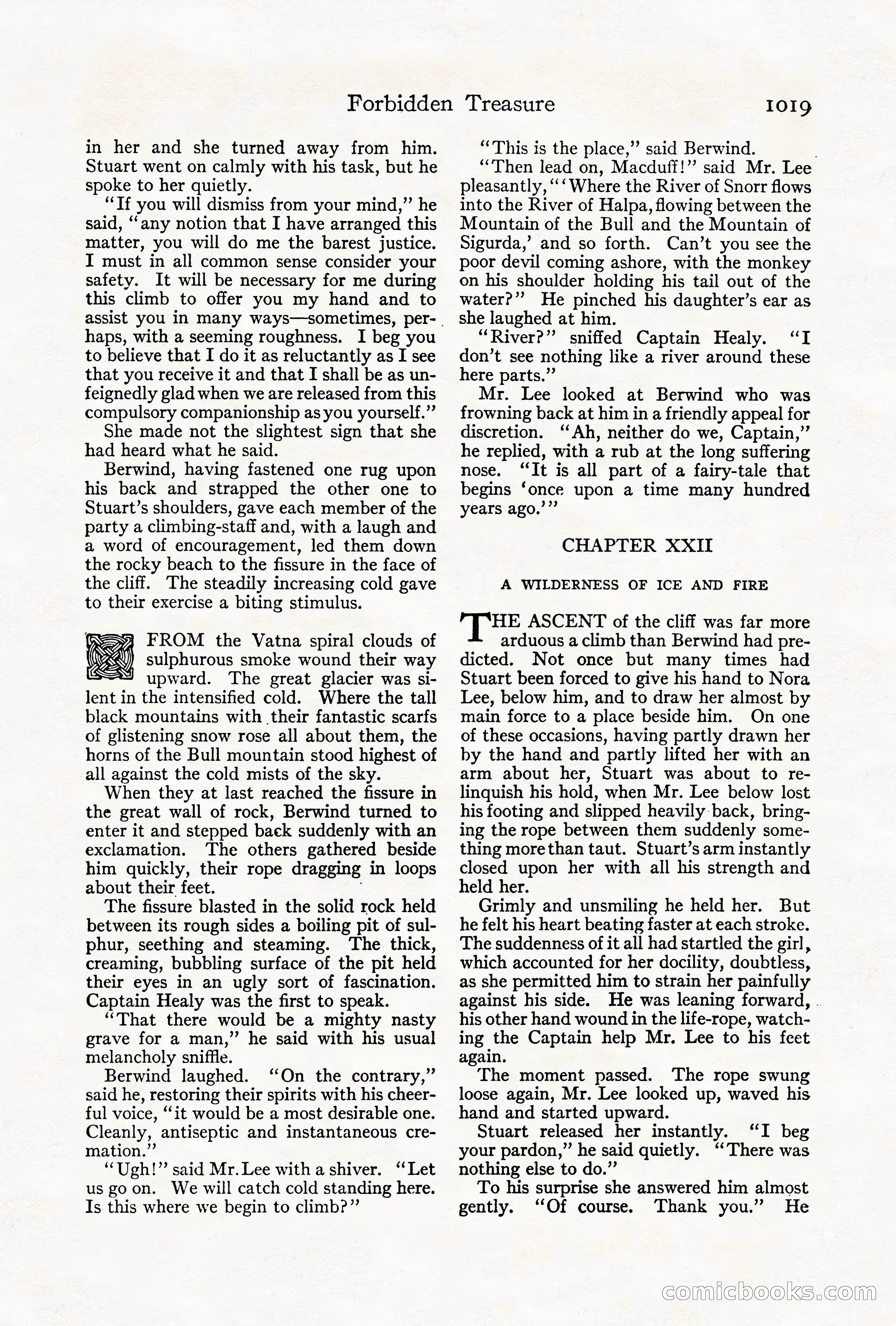 Adventure Magazine Cover, October 1911 — page 73 of 196