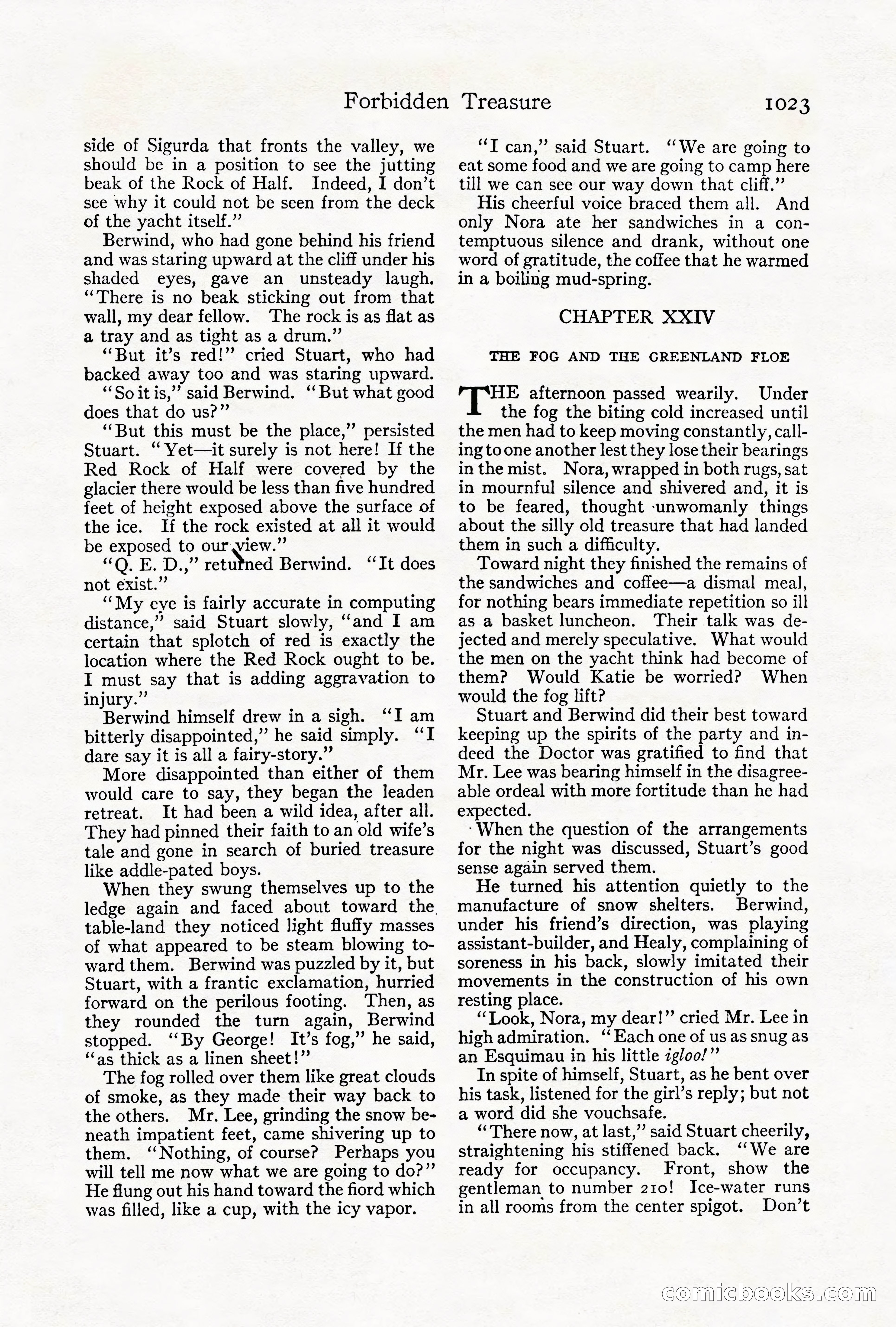 Adventure Magazine Cover, October 1911 — page 77 of 196