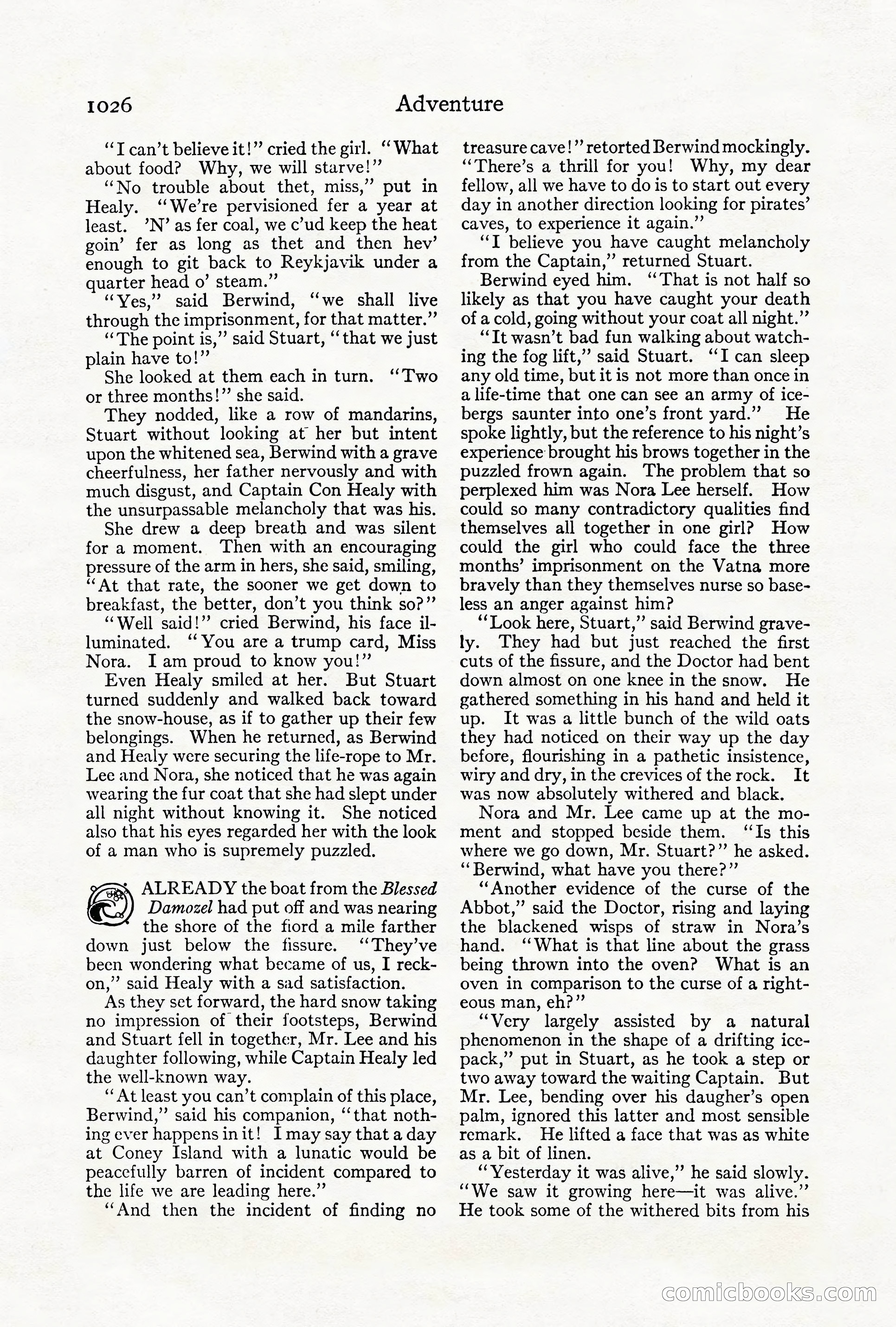 Adventure Magazine Cover, October 1911 — page 80 of 196