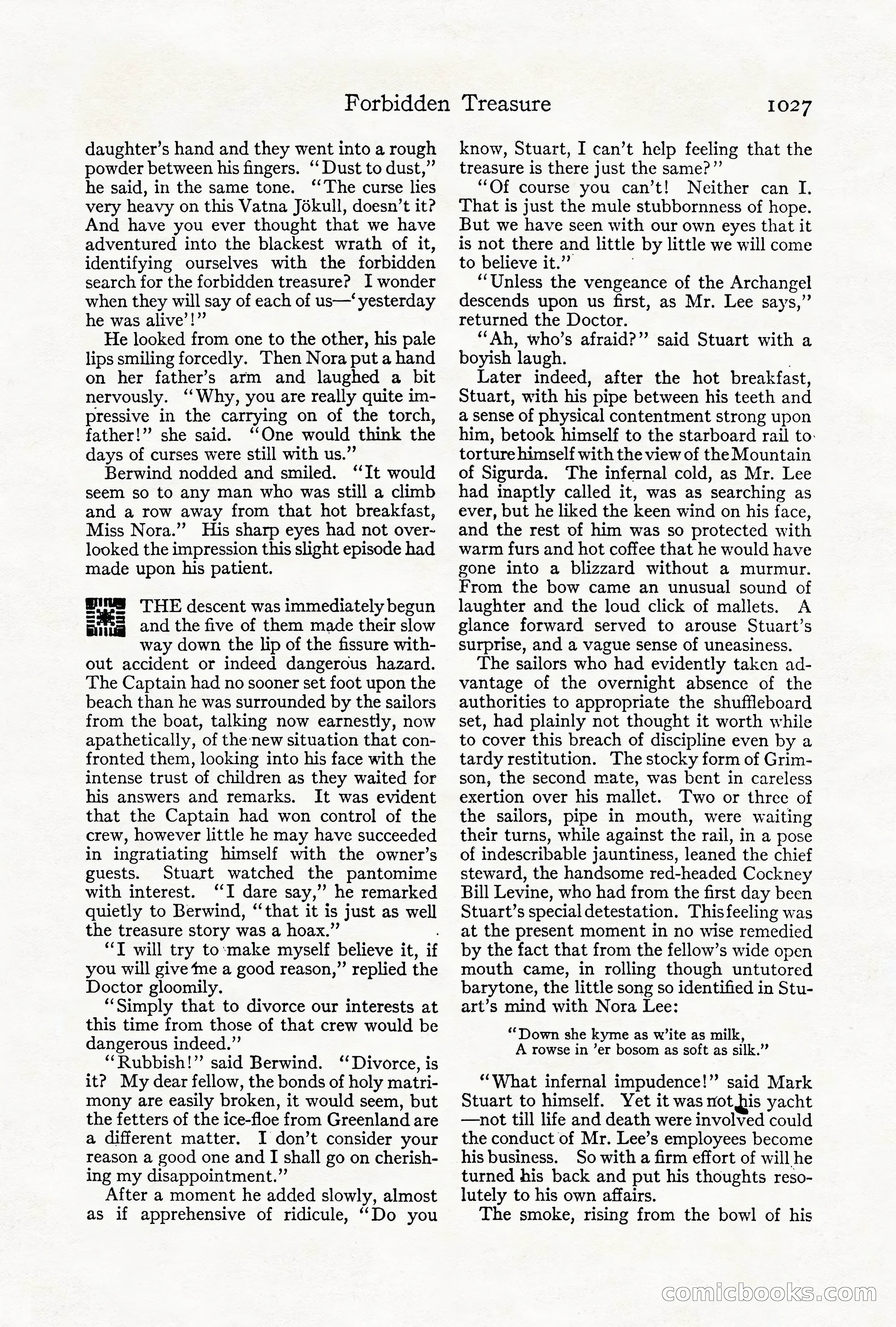 Adventure Magazine Cover, October 1911 — page 81 of 196