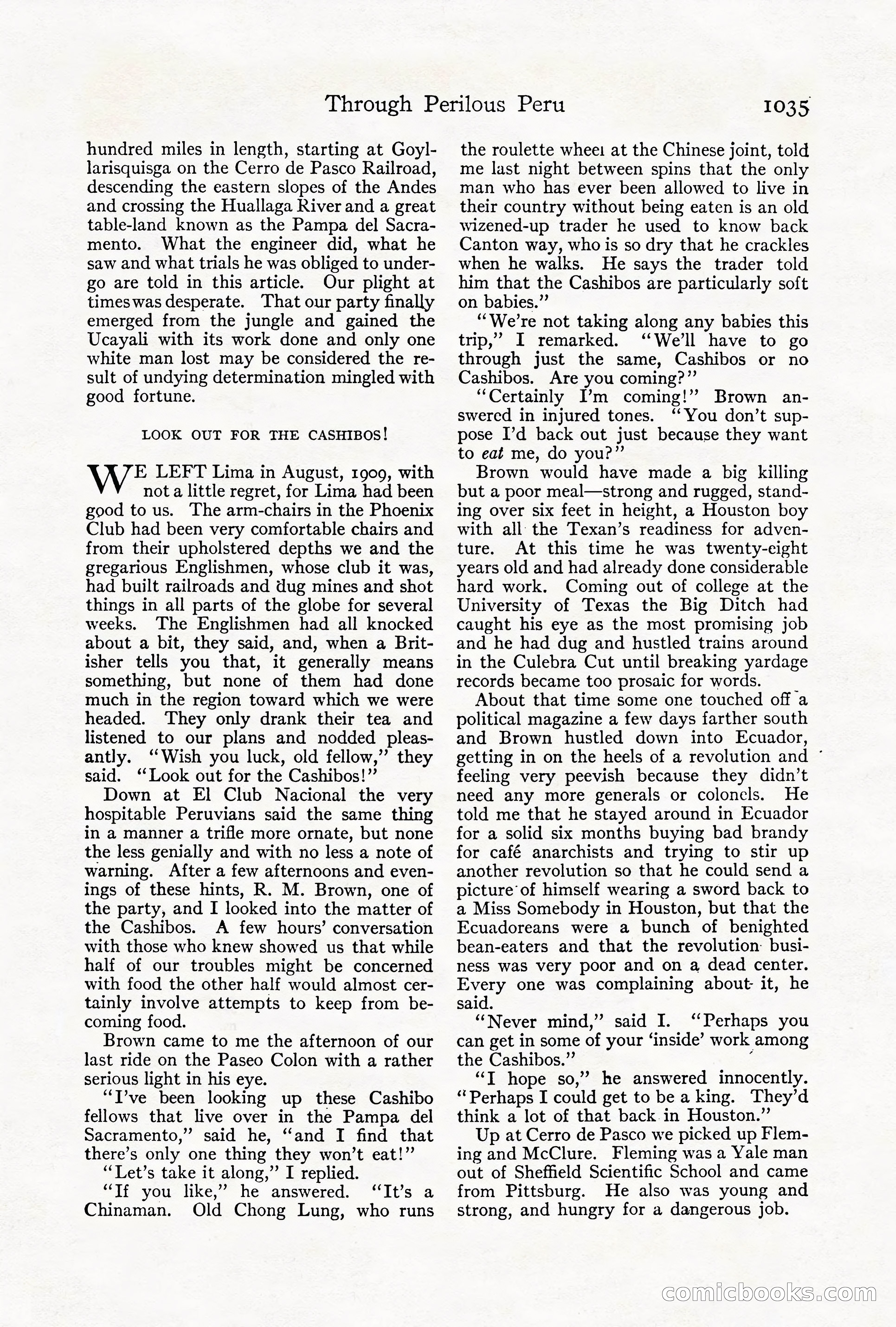 Adventure Magazine Cover, October 1911 — page 89 of 196