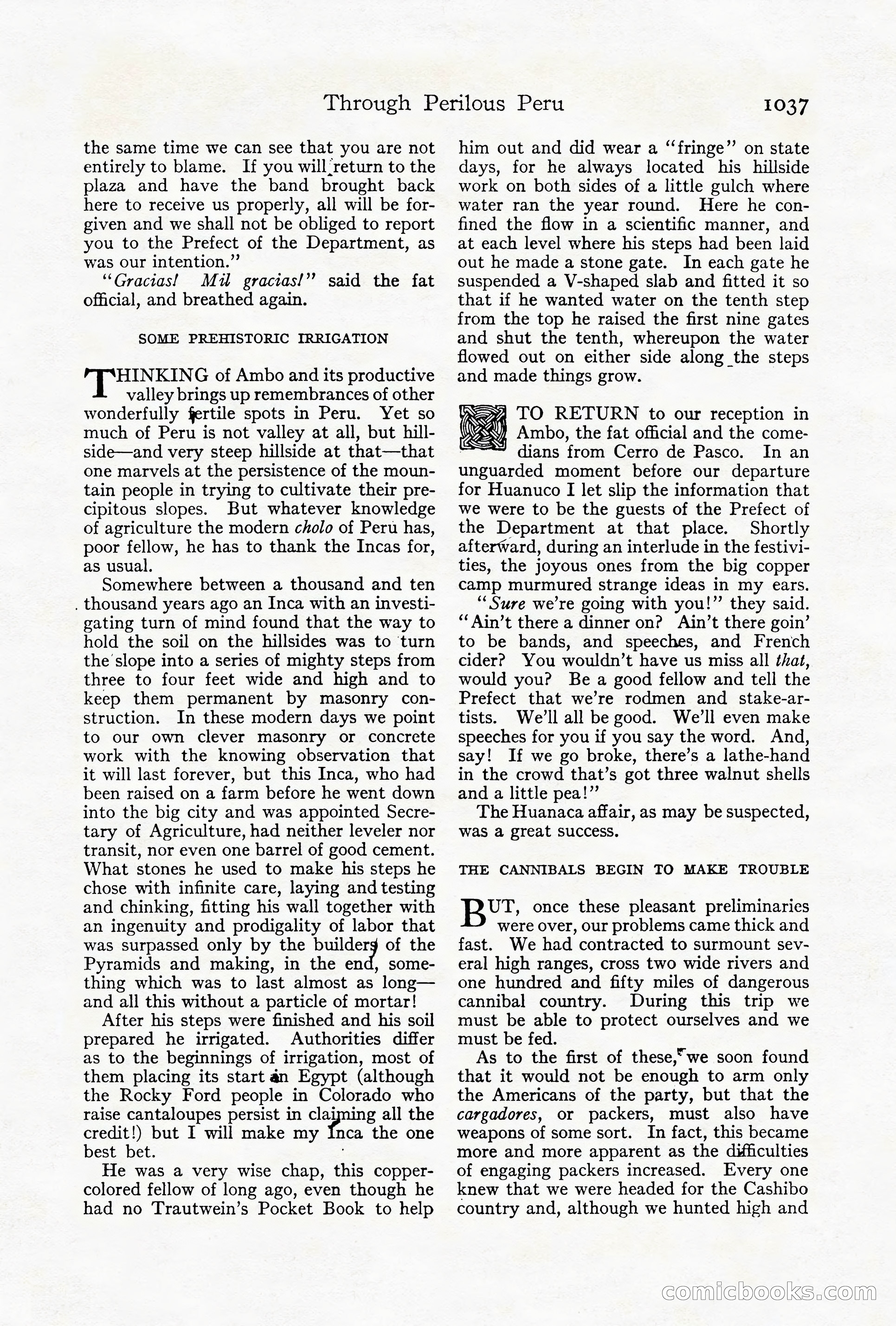 Adventure Magazine Cover, October 1911 — page 91 of 196