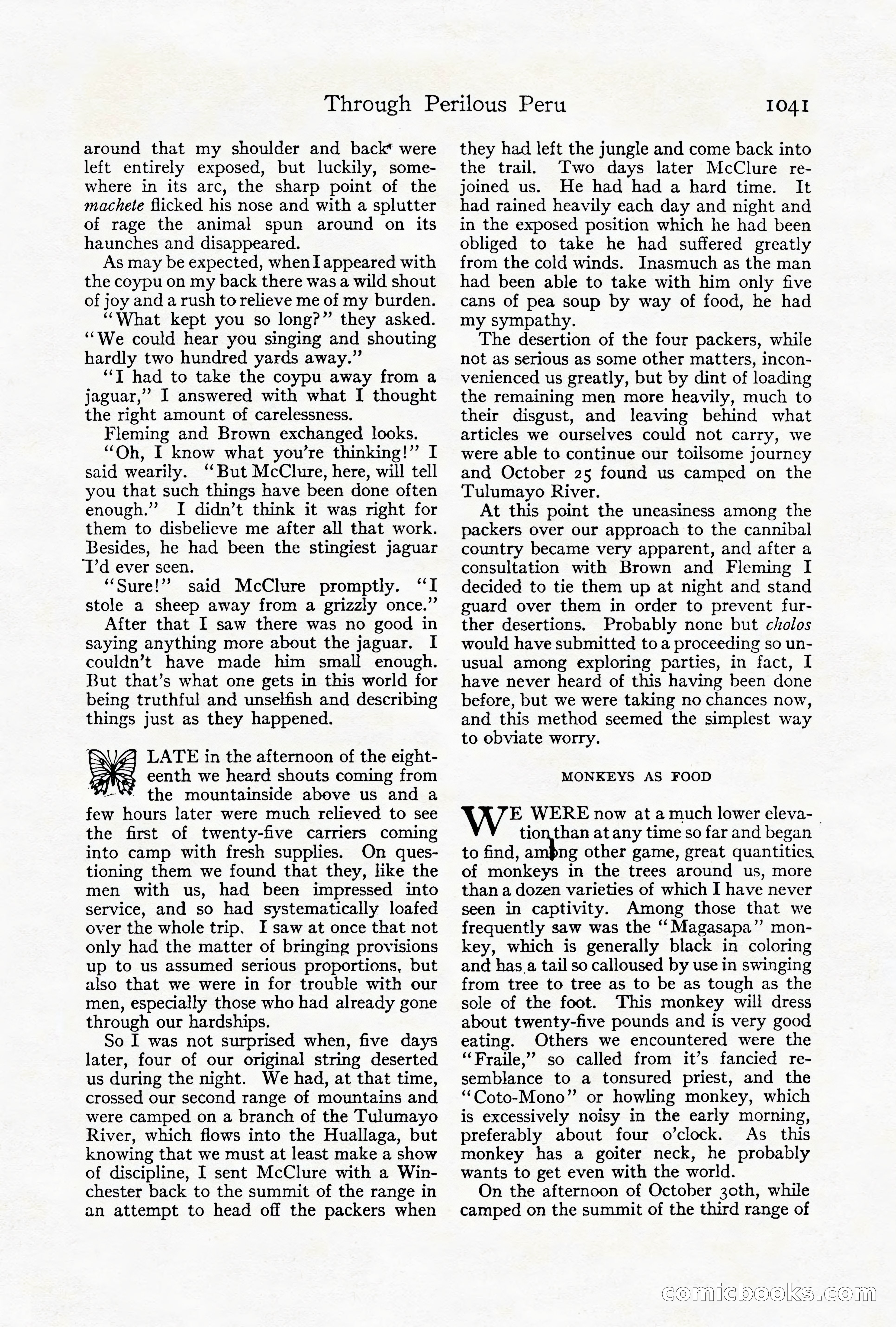 Adventure Magazine Cover, October 1911 — page 95 of 196