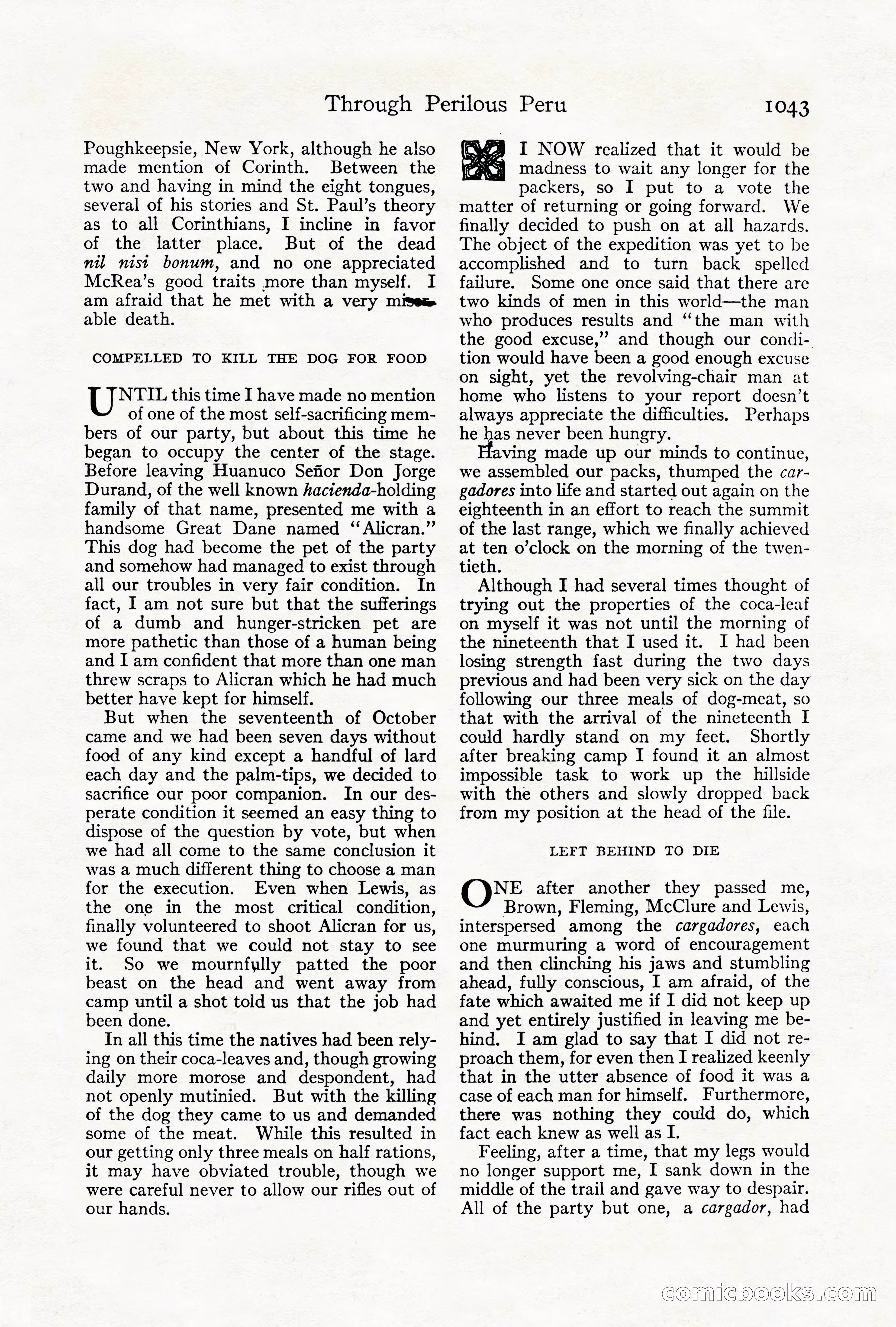 Adventure Magazine Cover, October 1911 — page 97 of 196