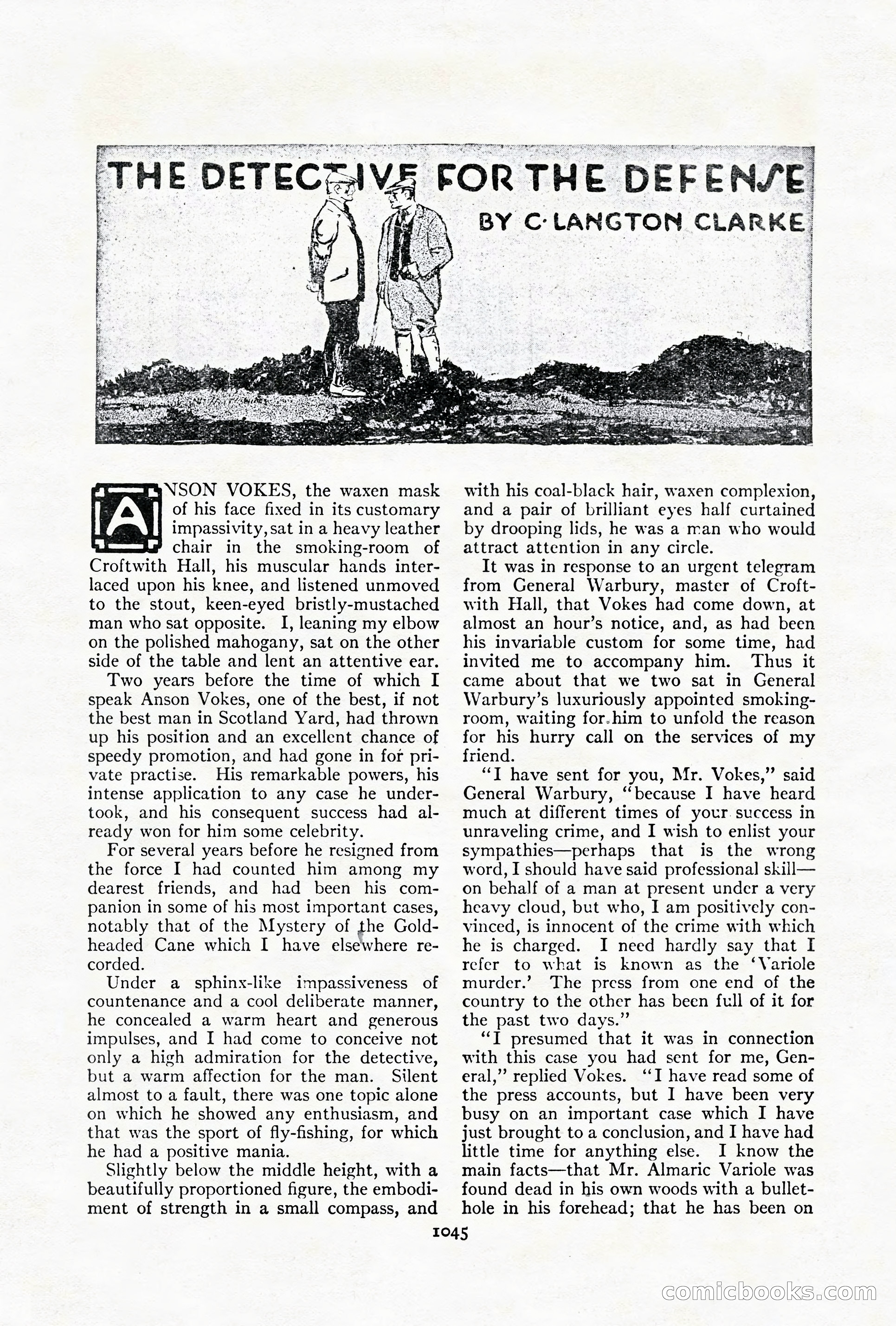 Adventure Magazine Cover, October 1911 — page 99 of 196