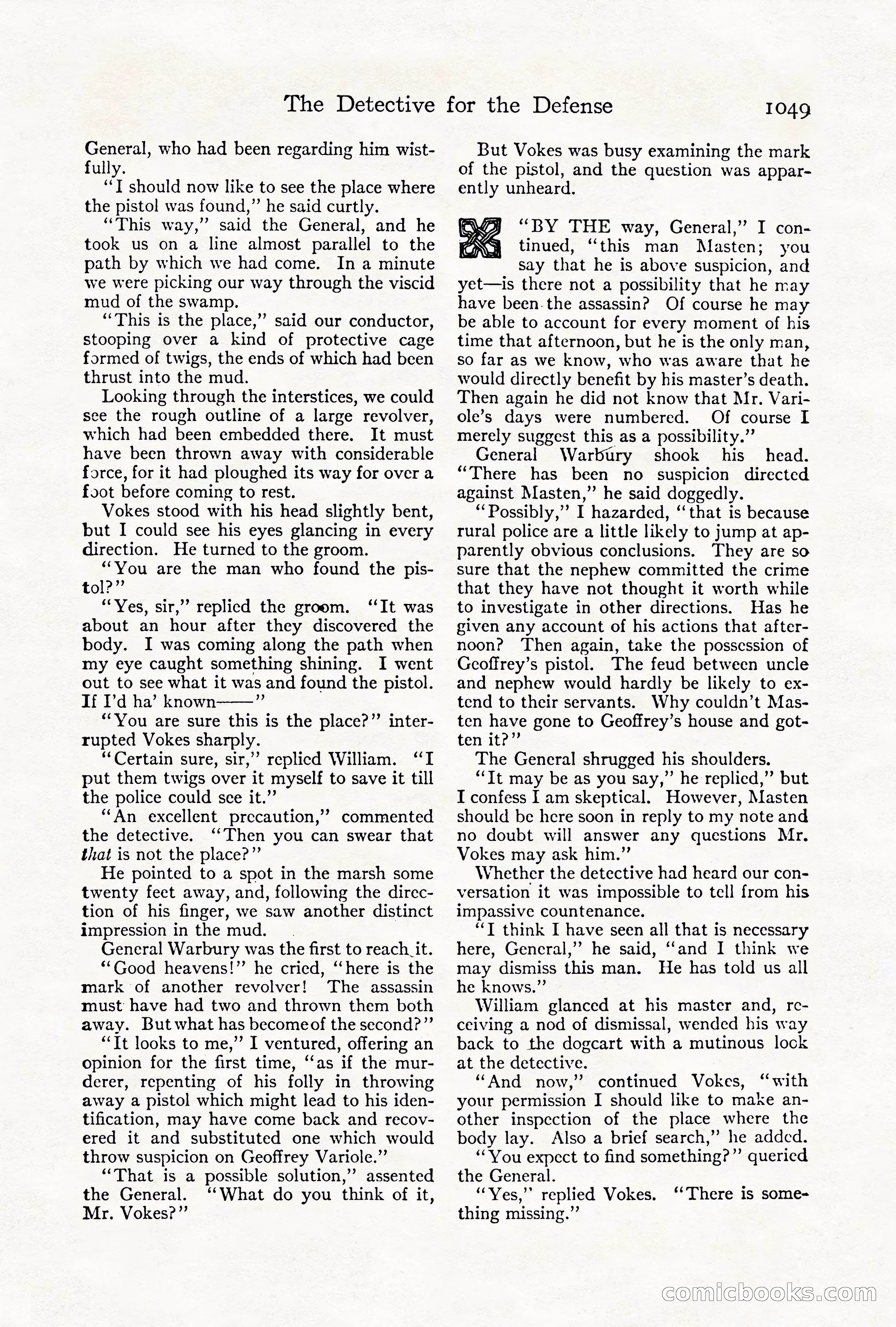 Adventure Magazine Cover, October 1911 — page 103 of 196