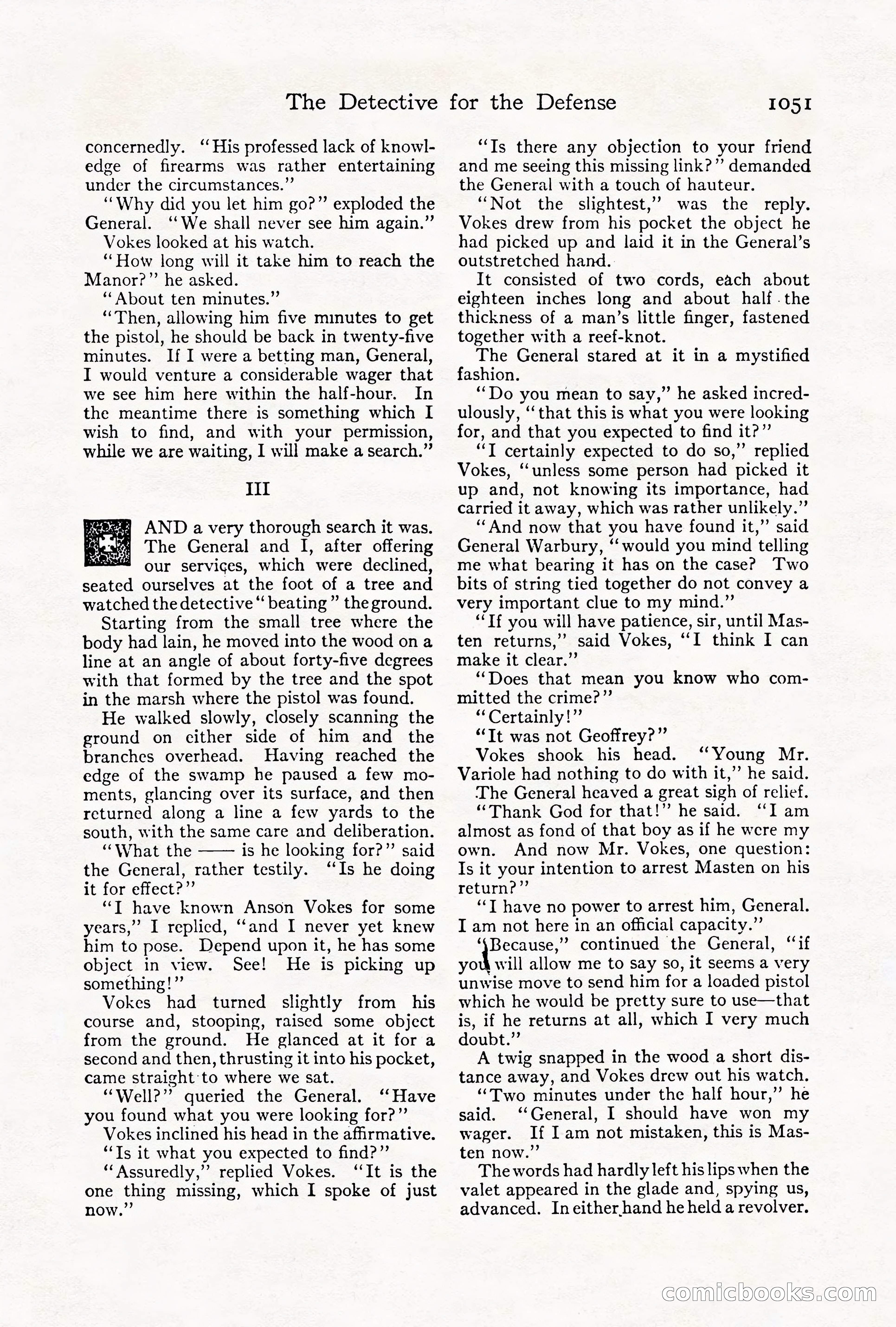 Adventure Magazine Cover, October 1911 — page 105 of 196