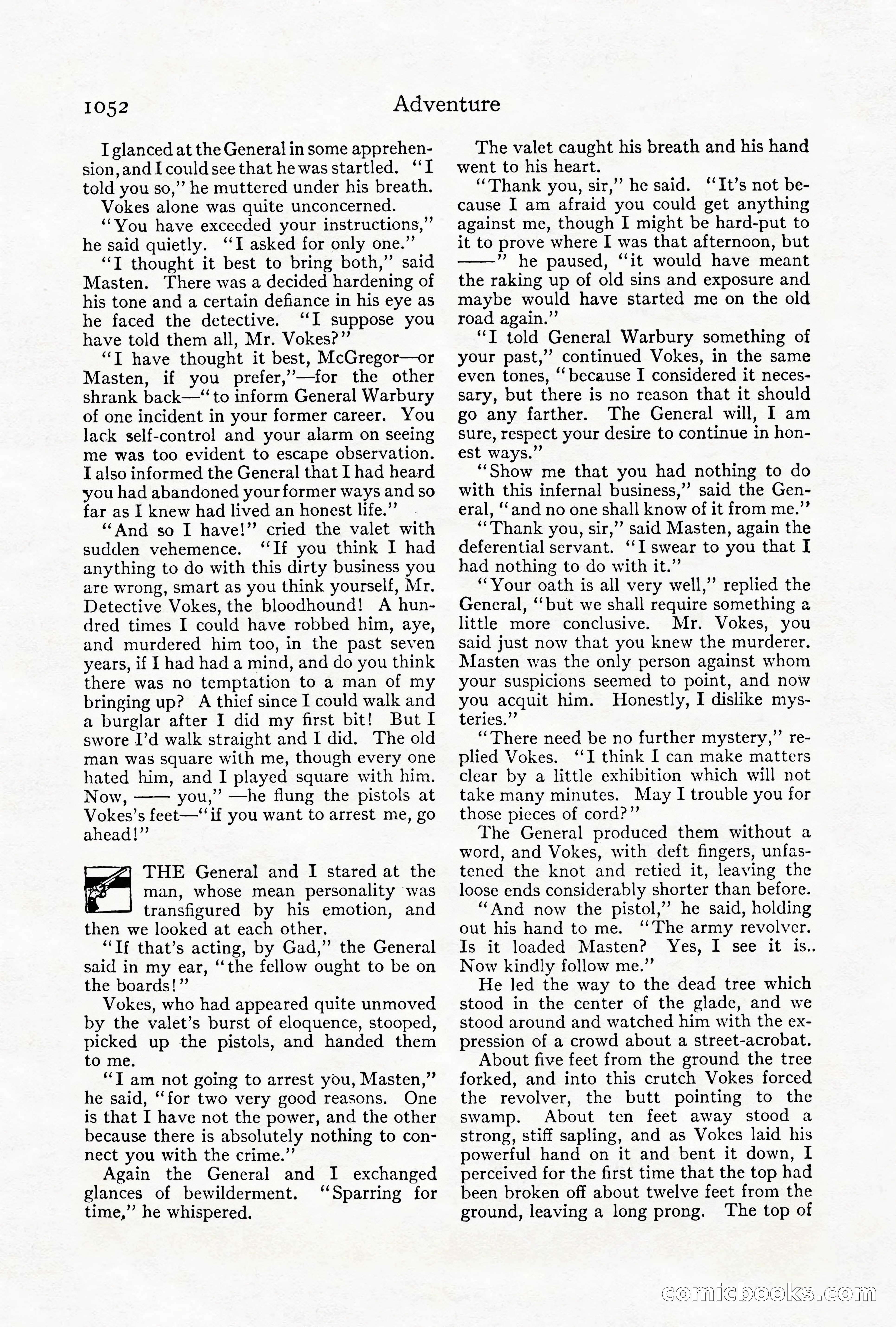 Adventure Magazine Cover, October 1911 — page 106 of 196