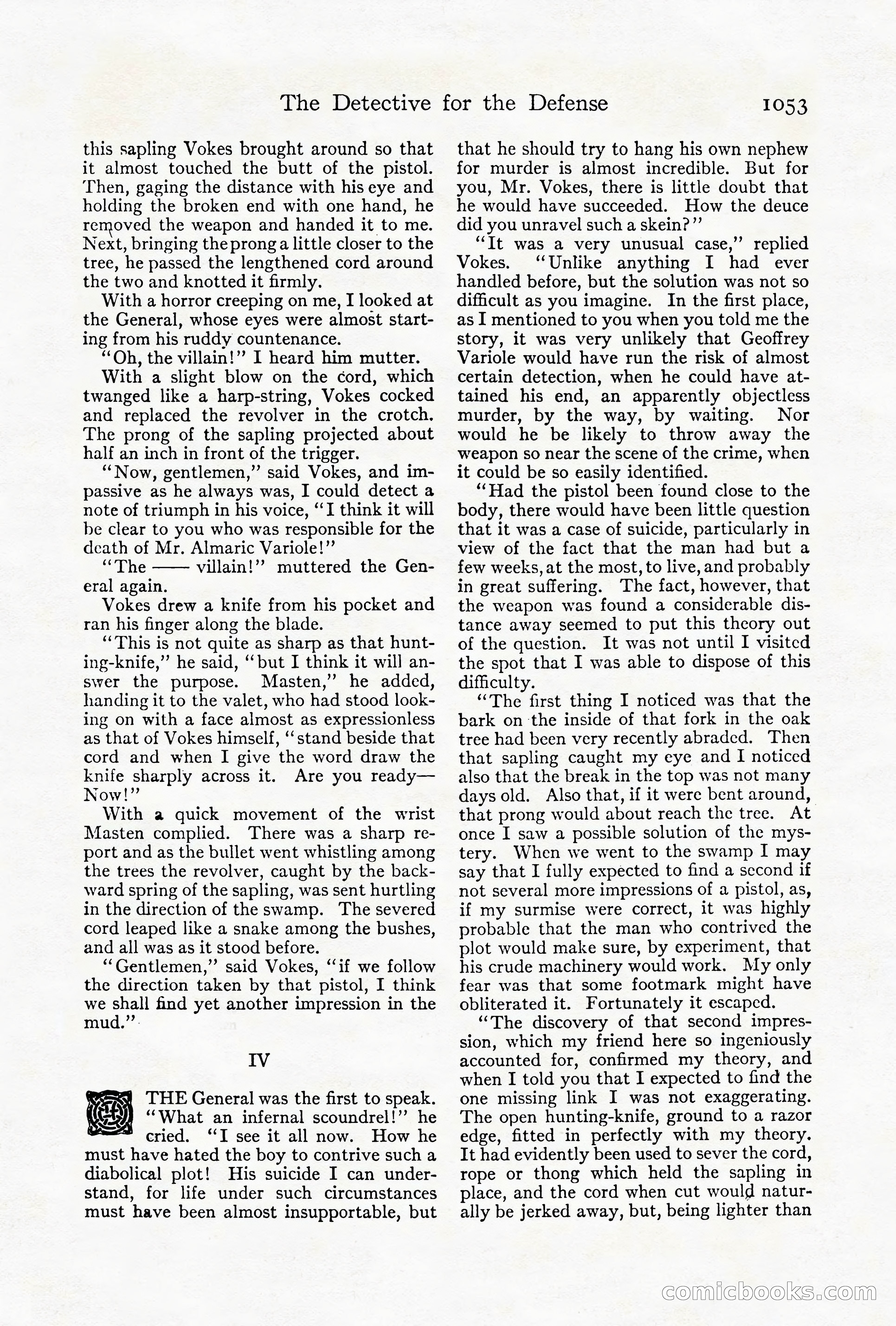 Adventure Magazine Cover, October 1911 — page 107 of 196