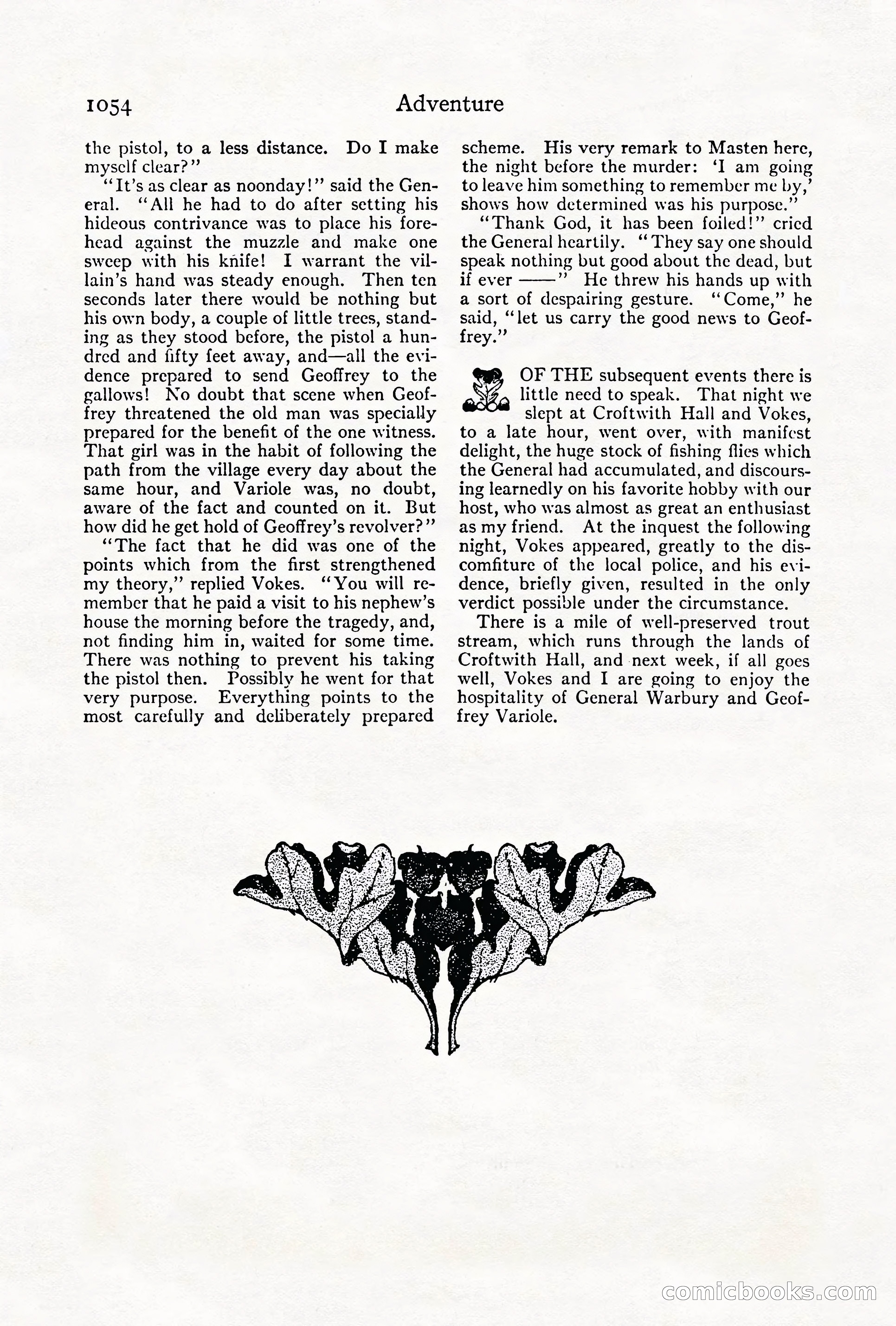 Adventure Magazine Cover, October 1911 — page 108 of 196
