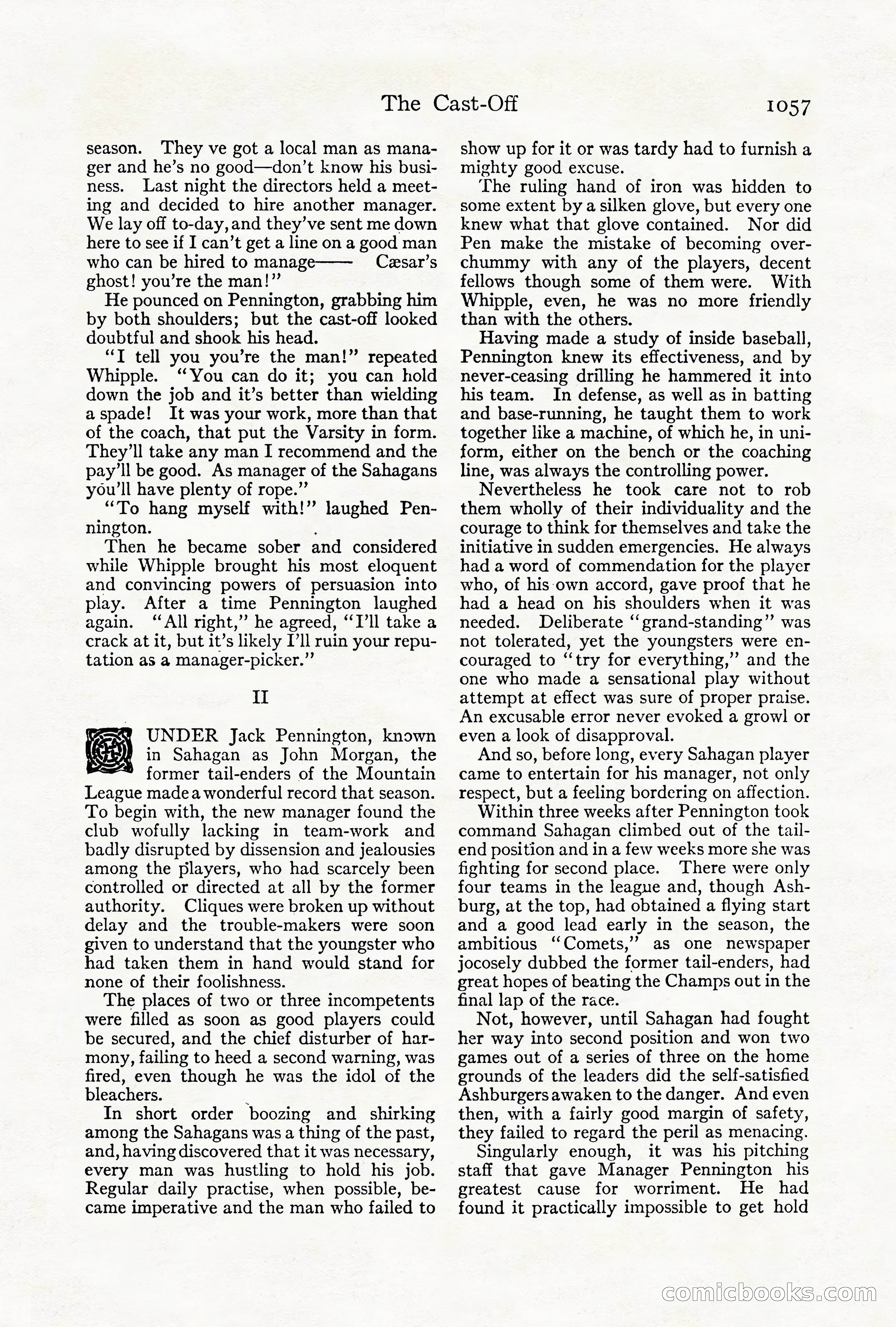 Adventure Magazine Cover, October 1911 — page 111 of 196