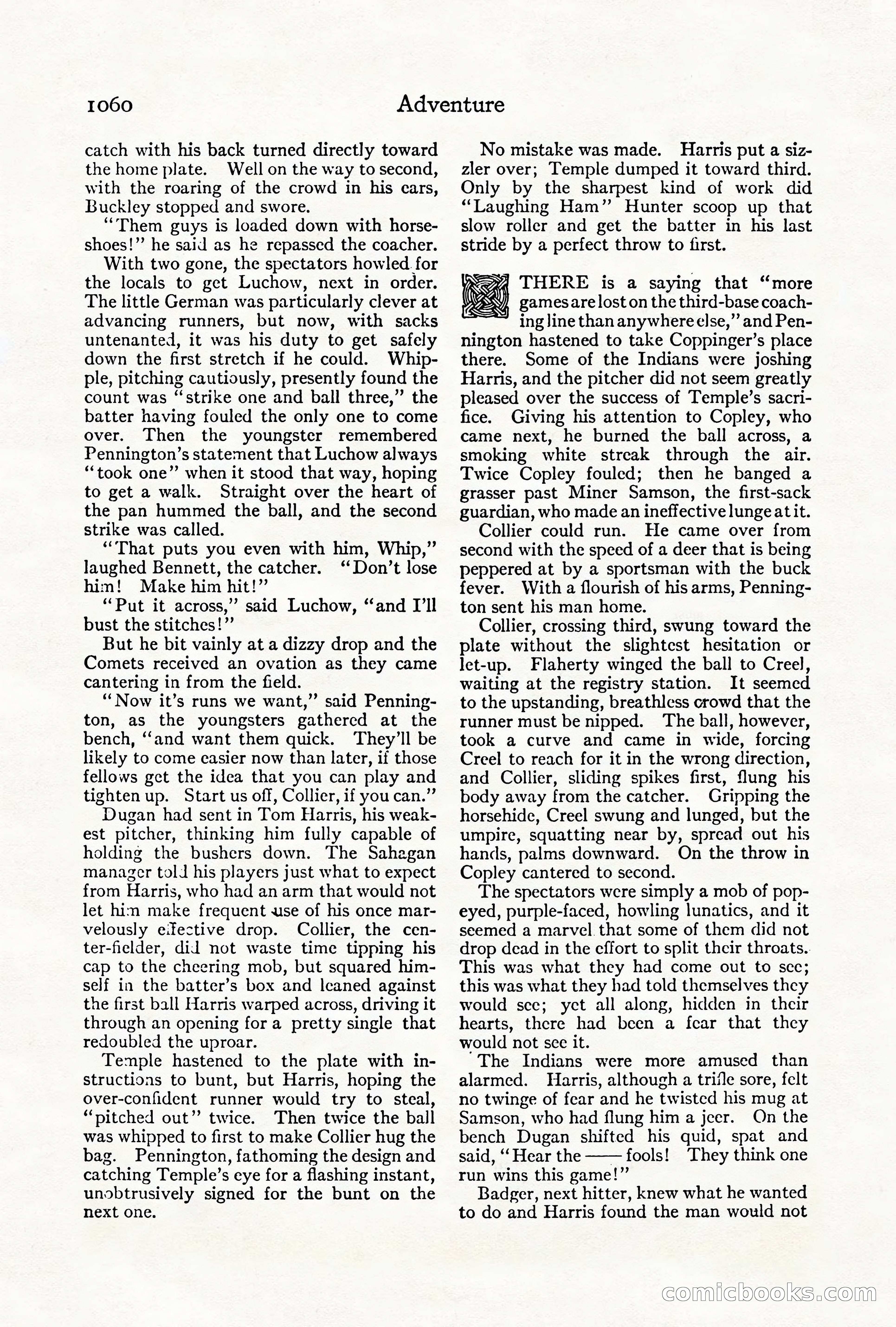 Adventure Magazine Cover, October 1911 — page 114 of 196