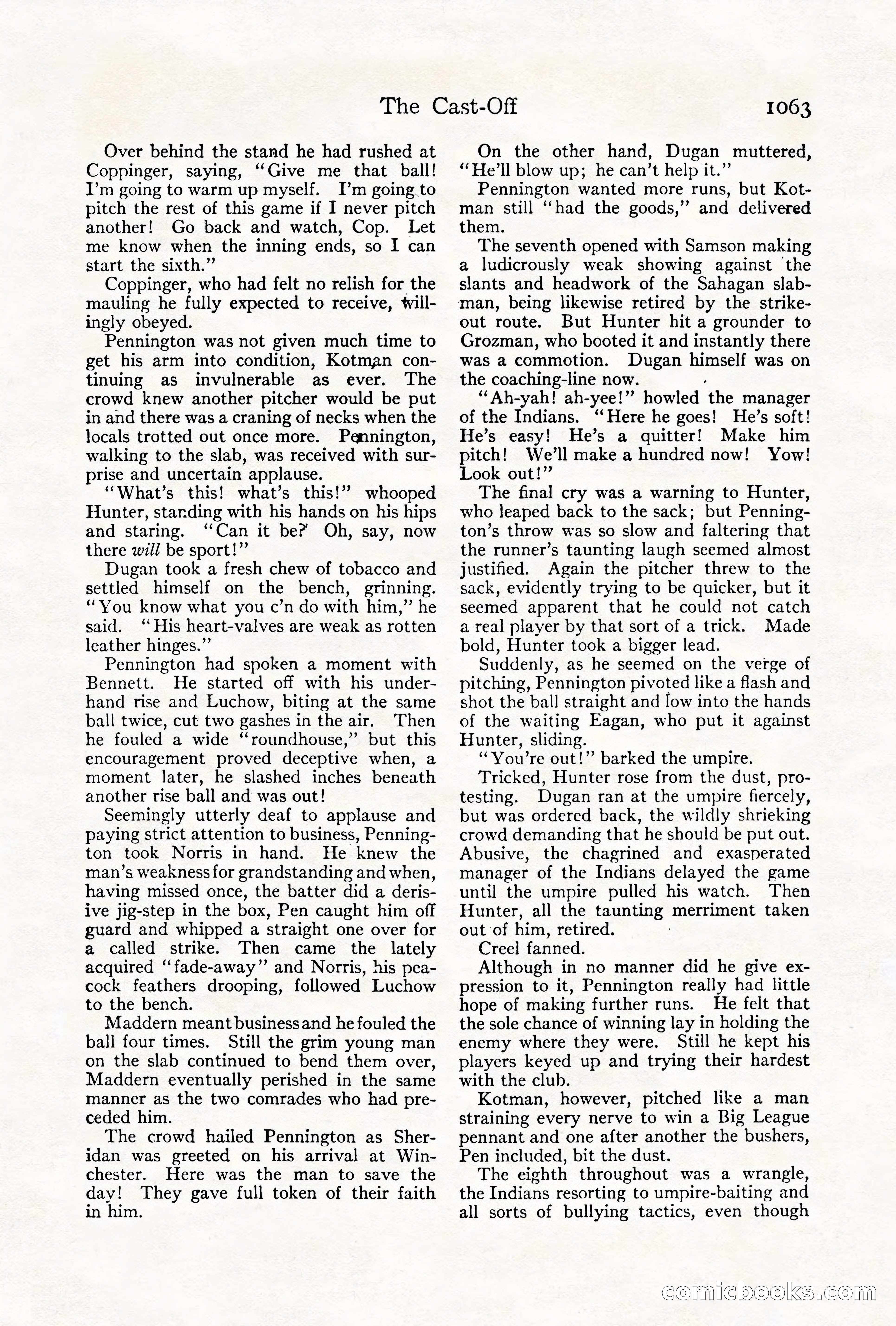 Adventure Magazine Cover, October 1911 — page 117 of 196