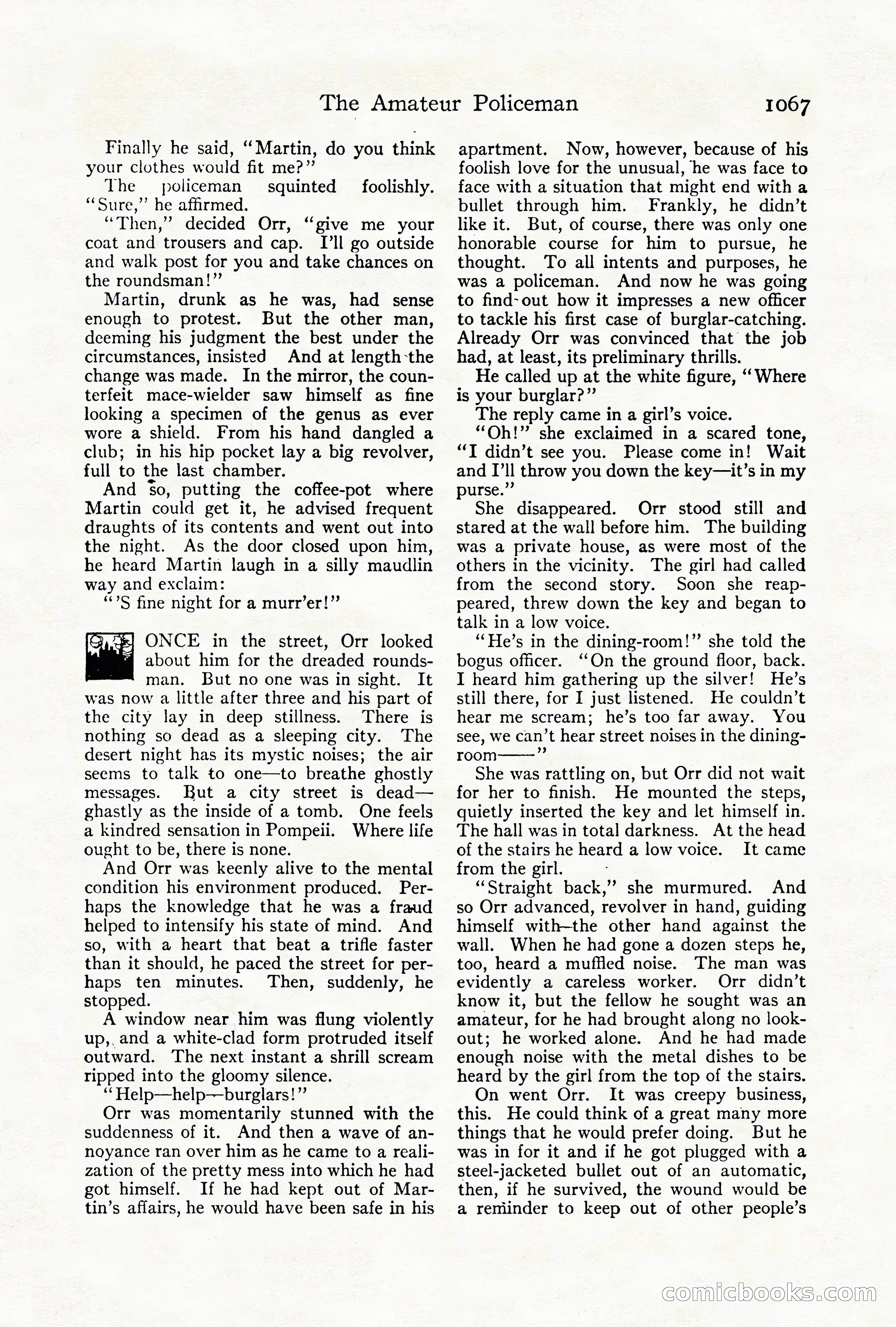 Adventure Magazine Cover, October 1911 — page 121 of 196