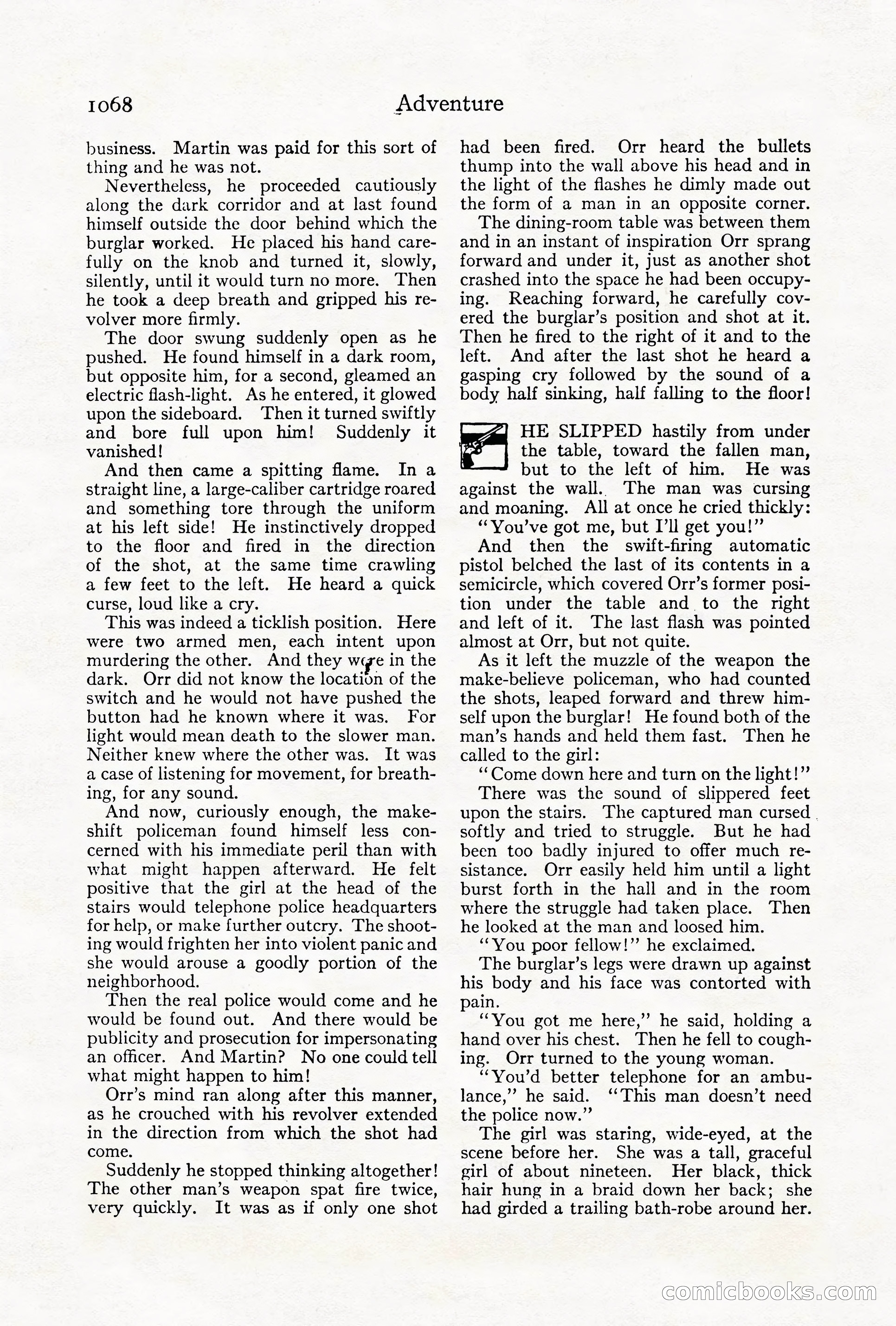 Adventure Magazine Cover, October 1911 — page 122 of 196
