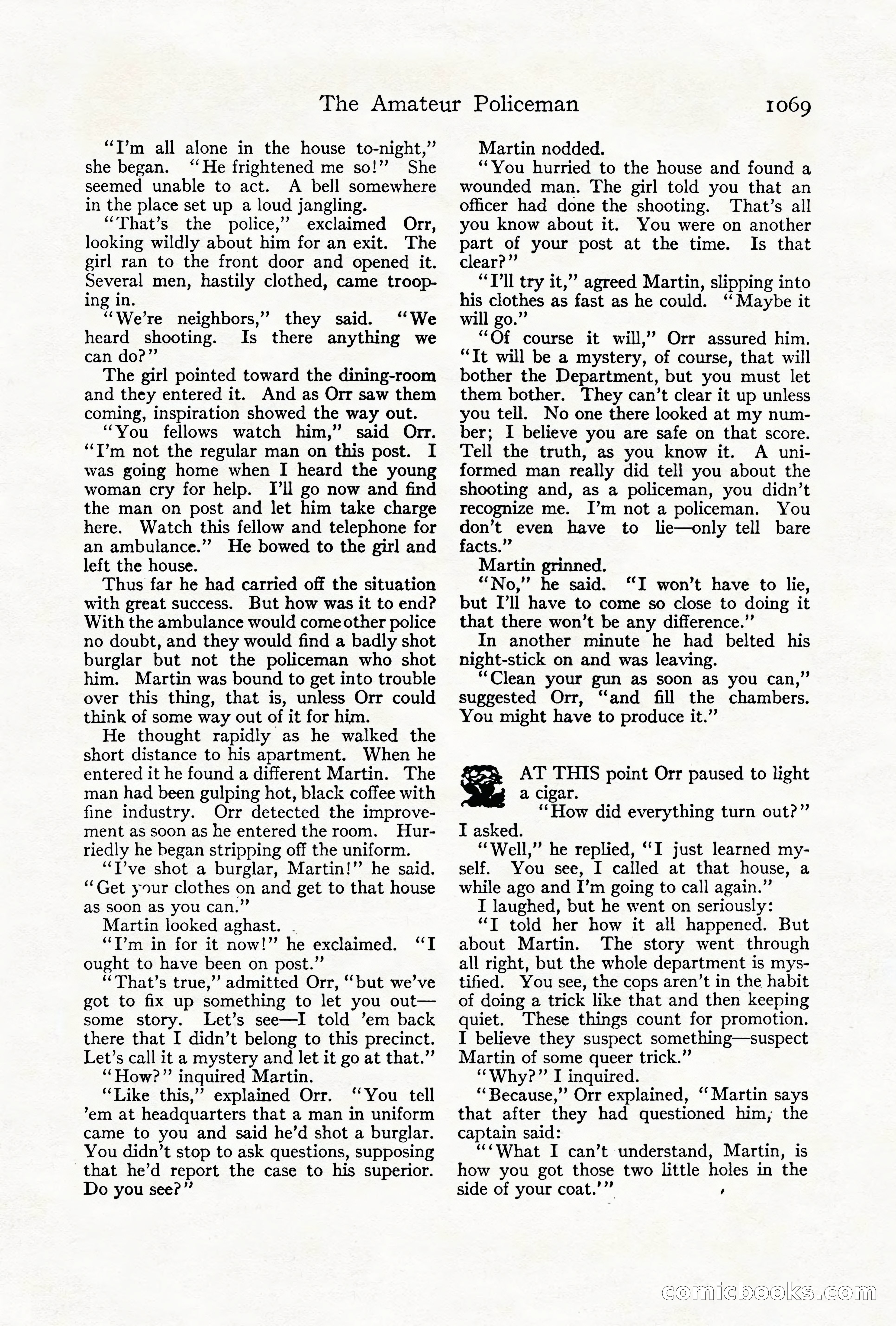 Adventure Magazine Cover, October 1911 — page 123 of 196