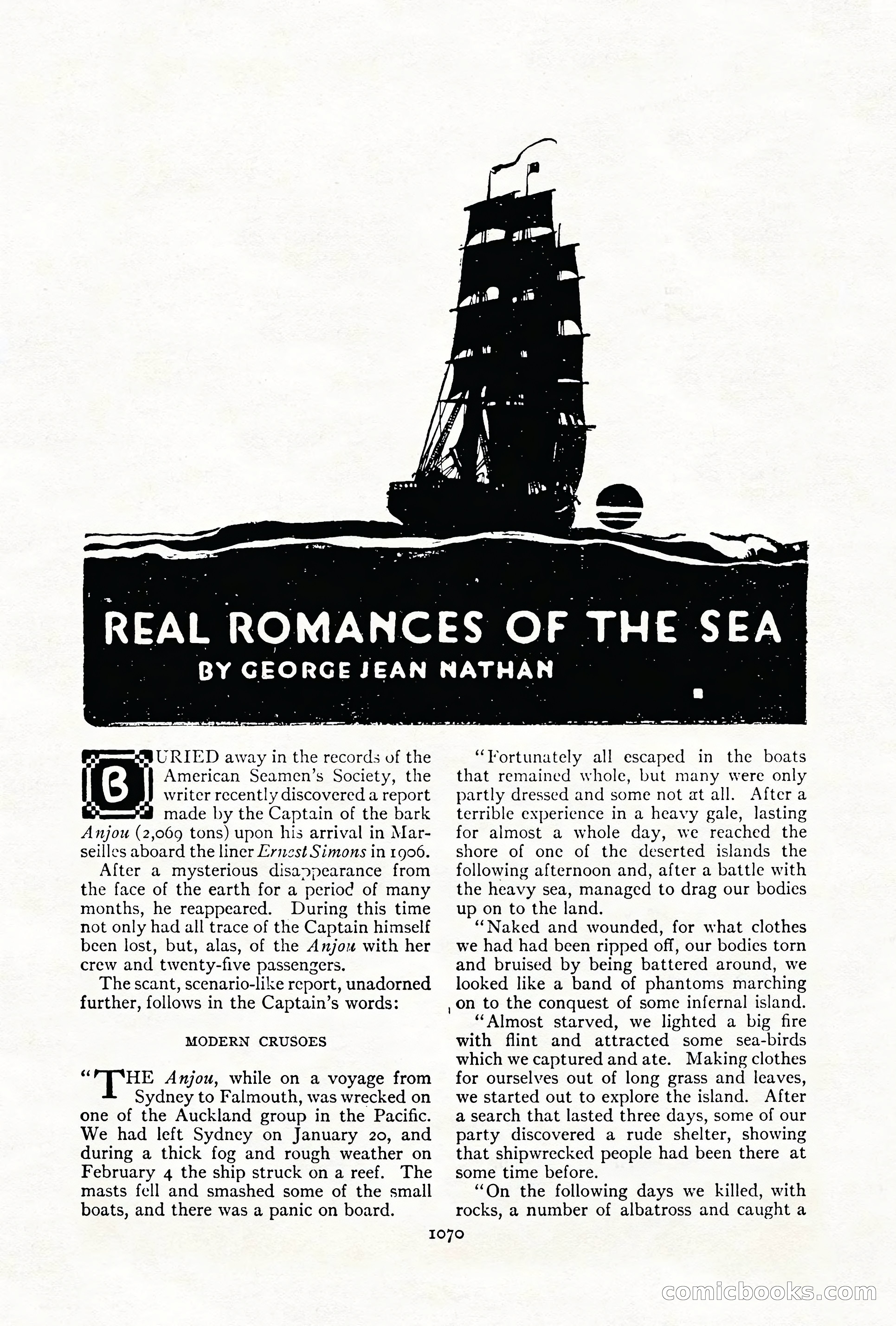 Adventure Magazine Cover, October 1911 — page 124 of 196