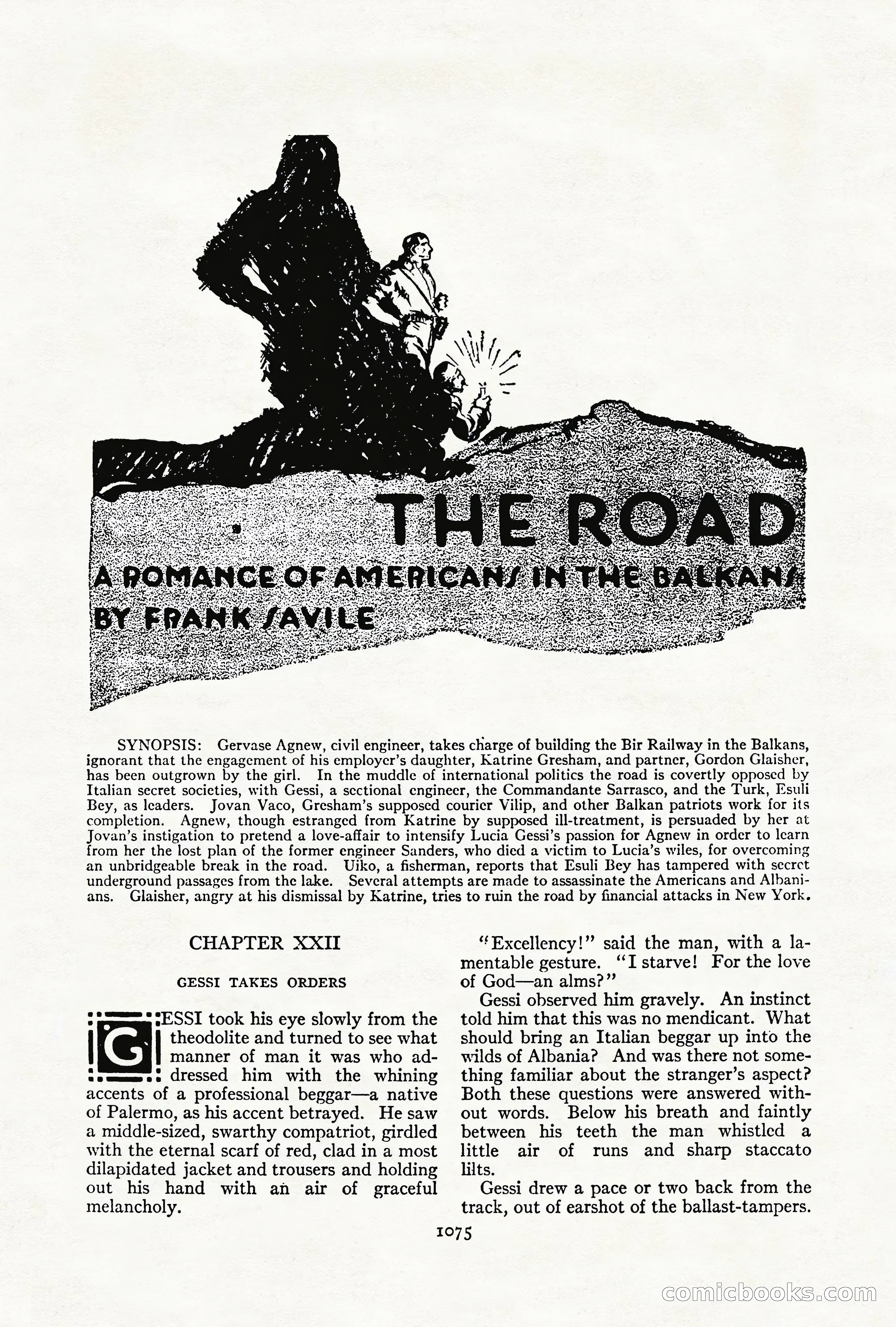 Adventure Magazine Cover, October 1911 — page 129 of 196