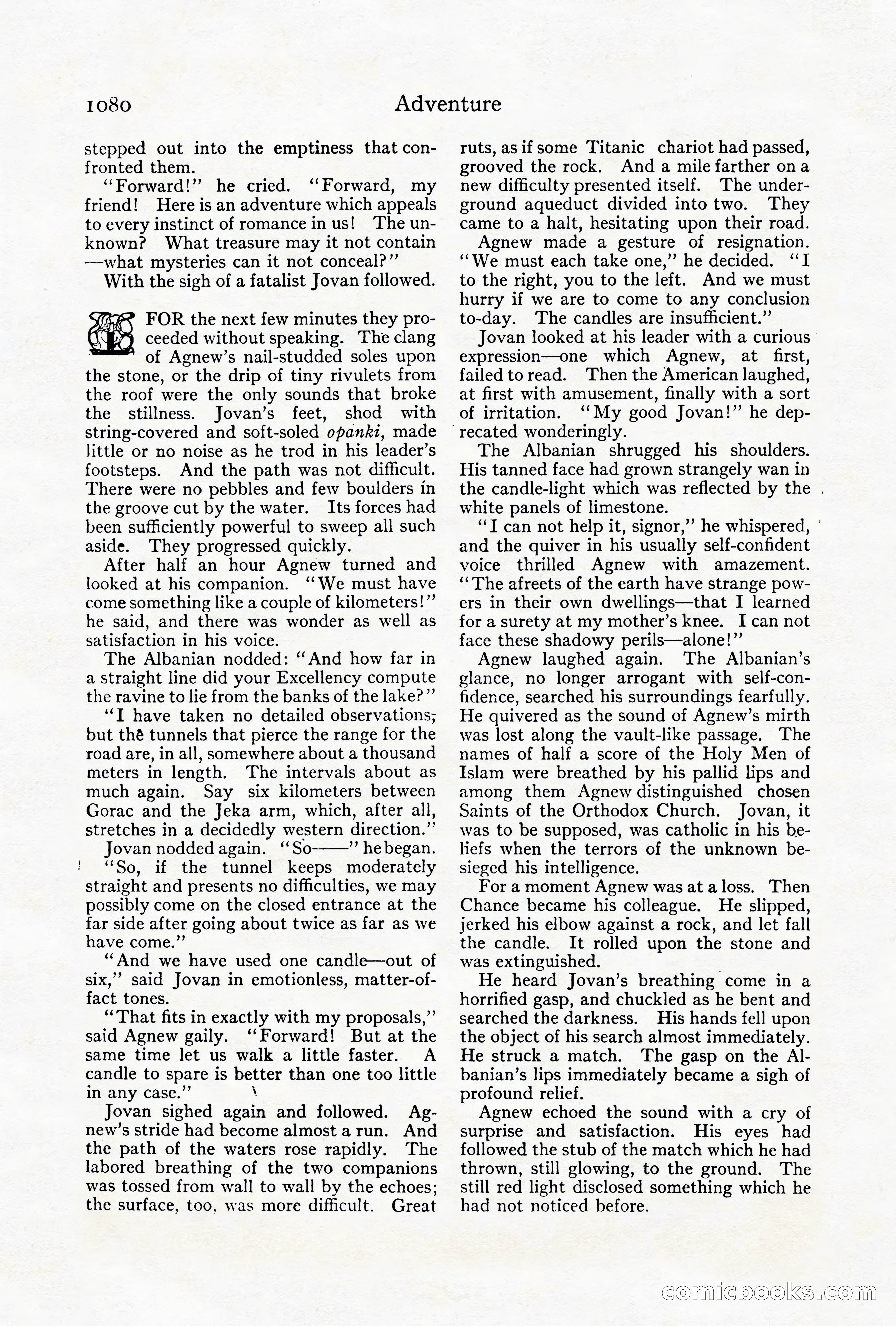 Adventure Magazine Cover, October 1911 — page 134 of 196