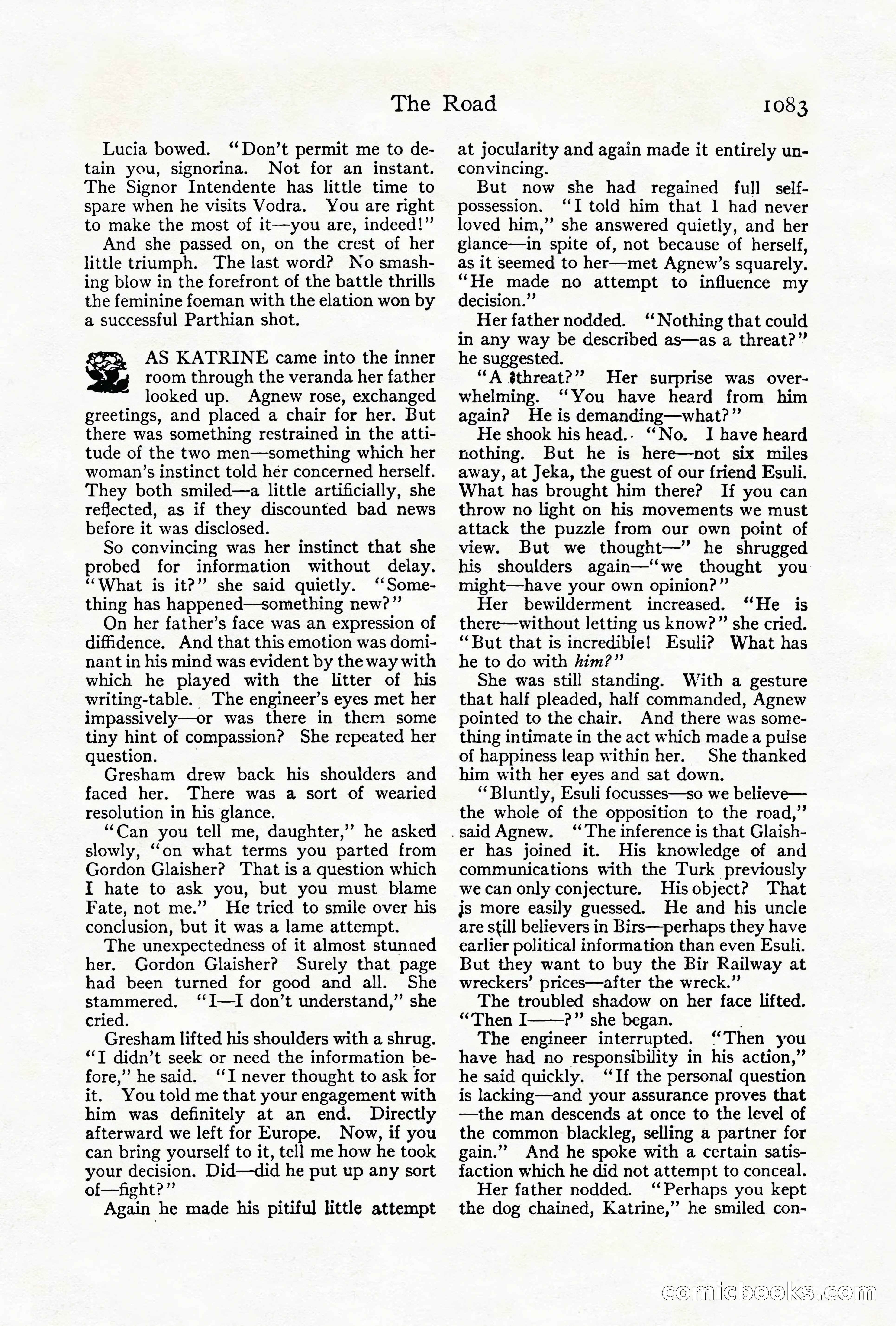 Adventure Magazine Cover, October 1911 — page 137 of 196
