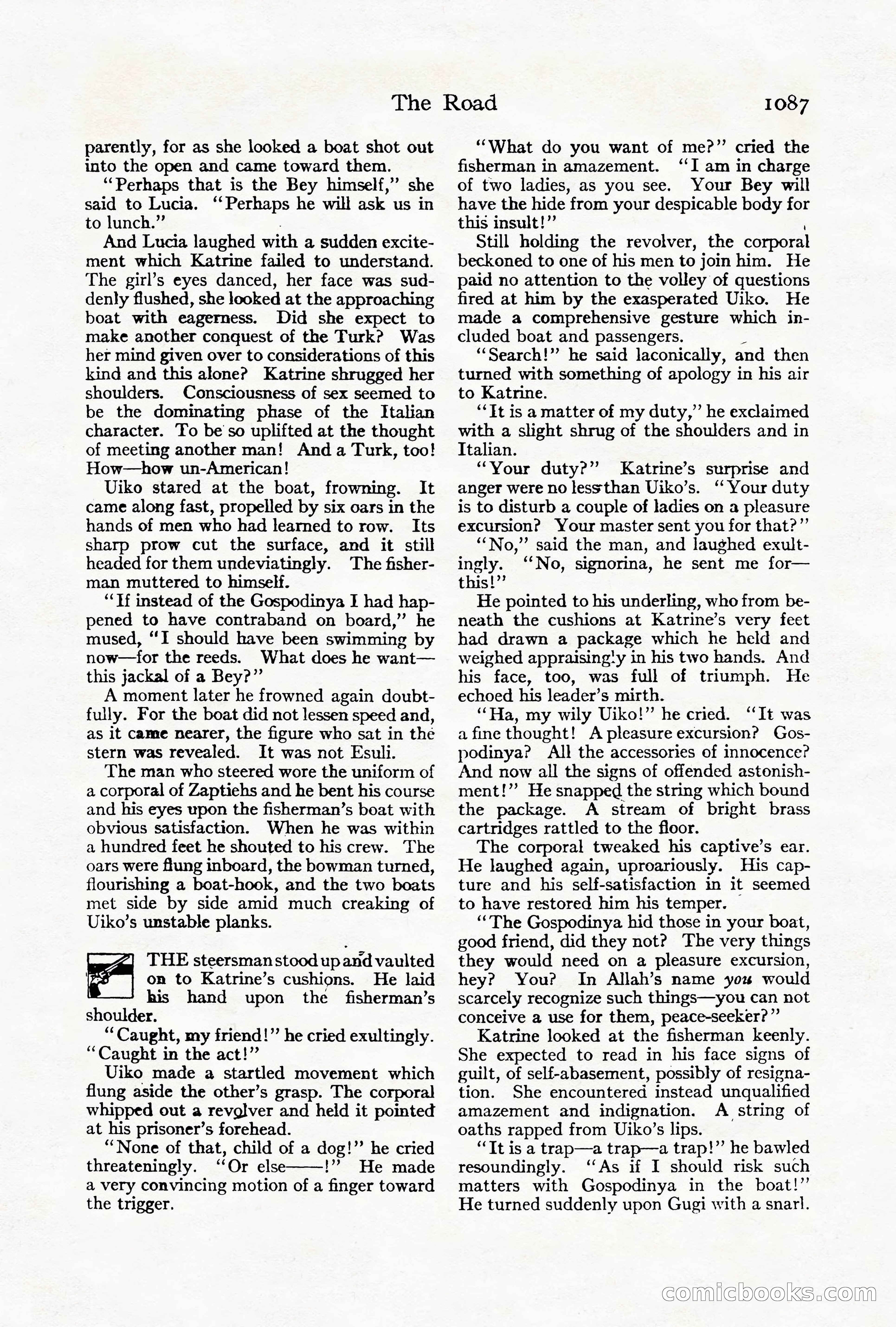 Adventure Magazine Cover, October 1911 — page 141 of 196