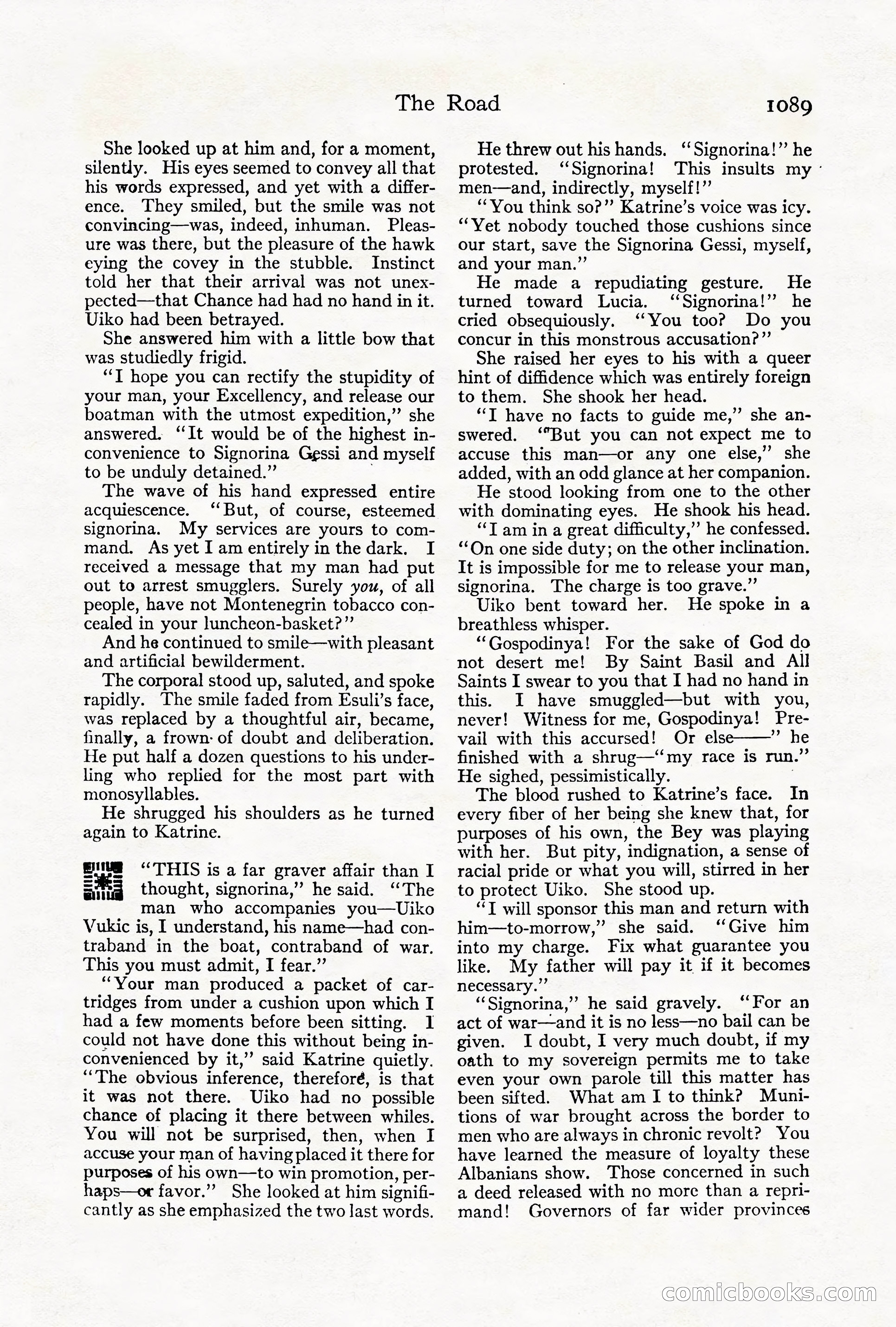 Adventure Magazine Cover, October 1911 — page 143 of 196