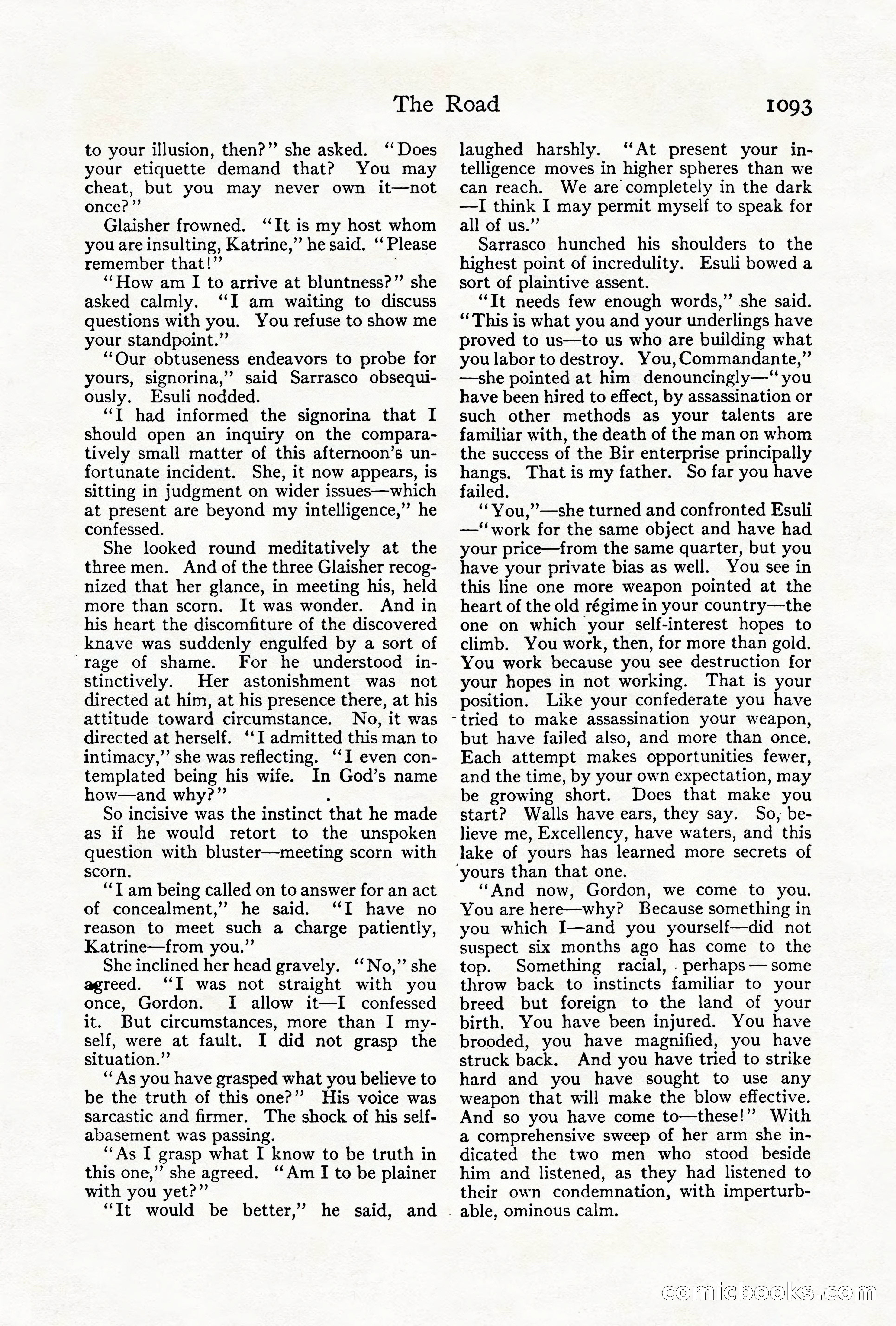 Adventure Magazine Cover, October 1911 — page 147 of 196