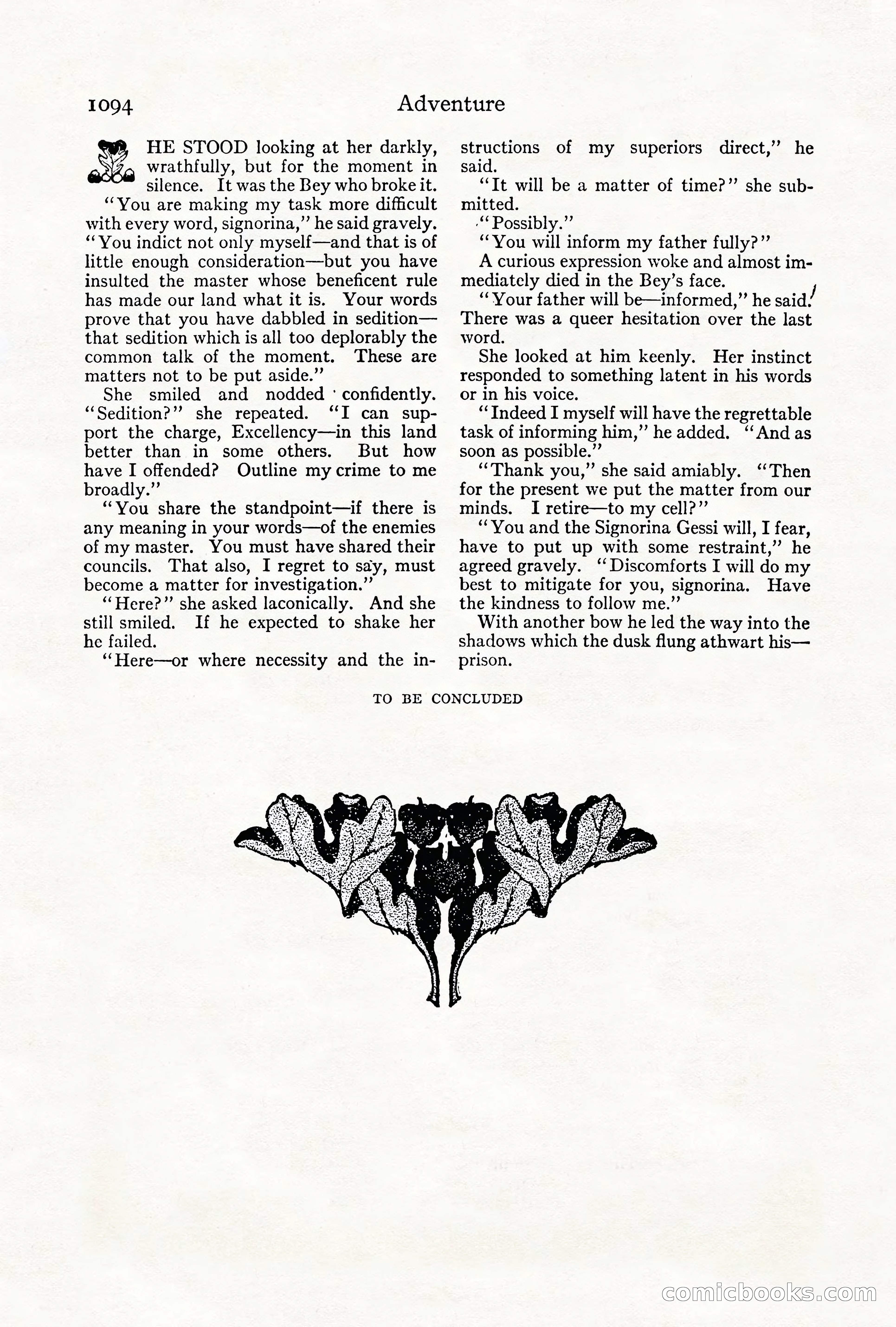 Adventure Magazine Cover, October 1911 — page 148 of 196