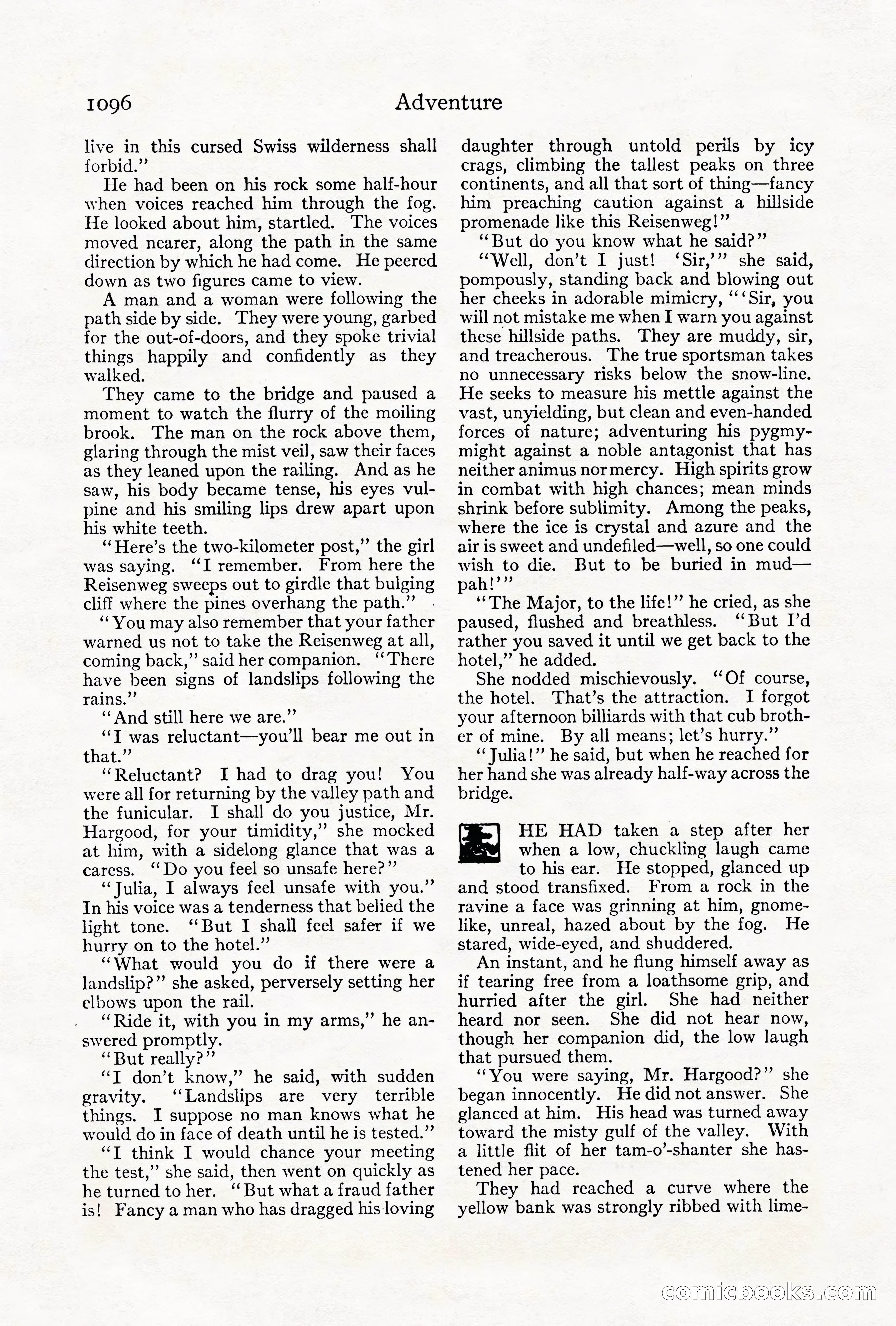 Adventure Magazine Cover, October 1911 — page 150 of 196