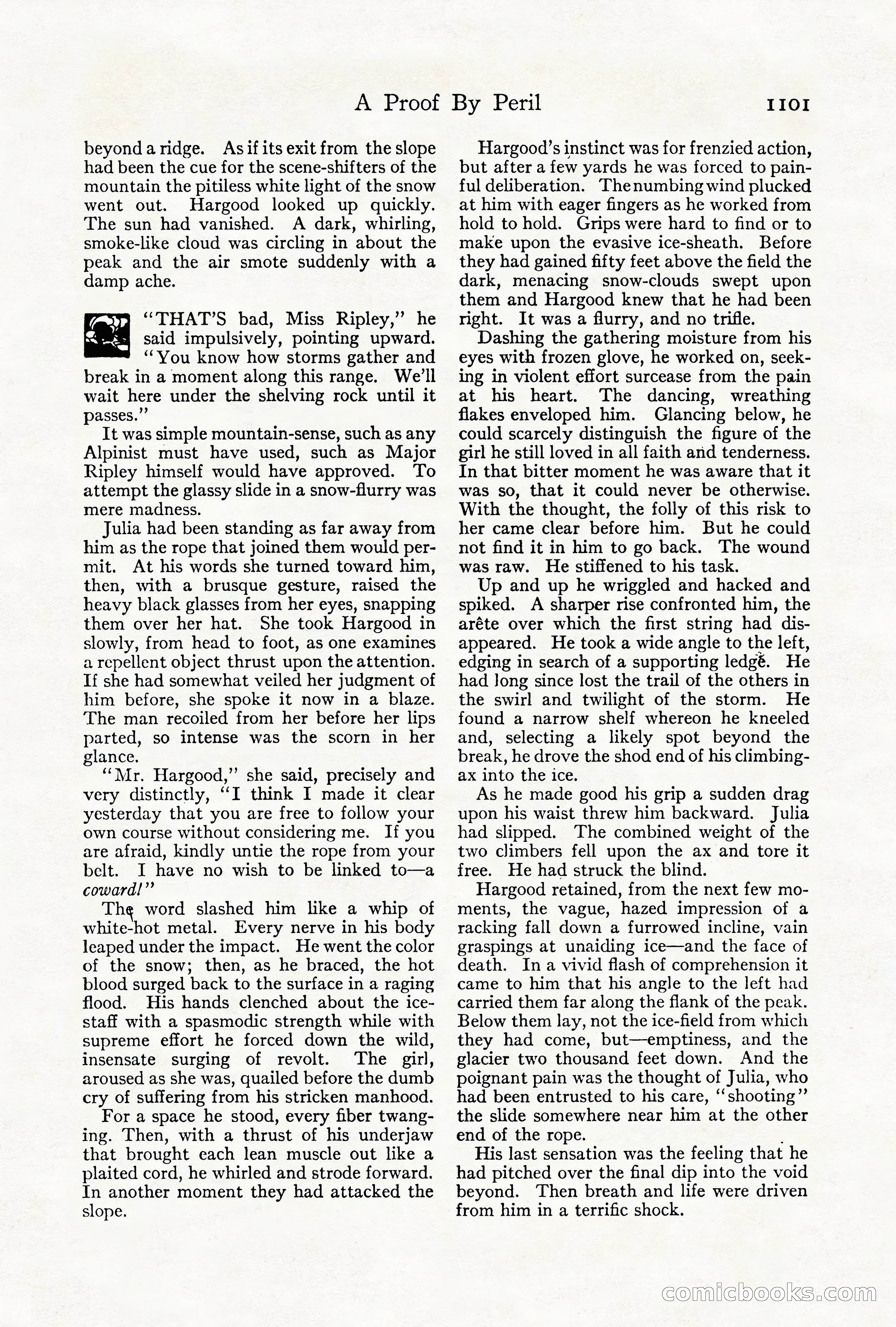 Adventure Magazine Cover, October 1911 — page 155 of 196