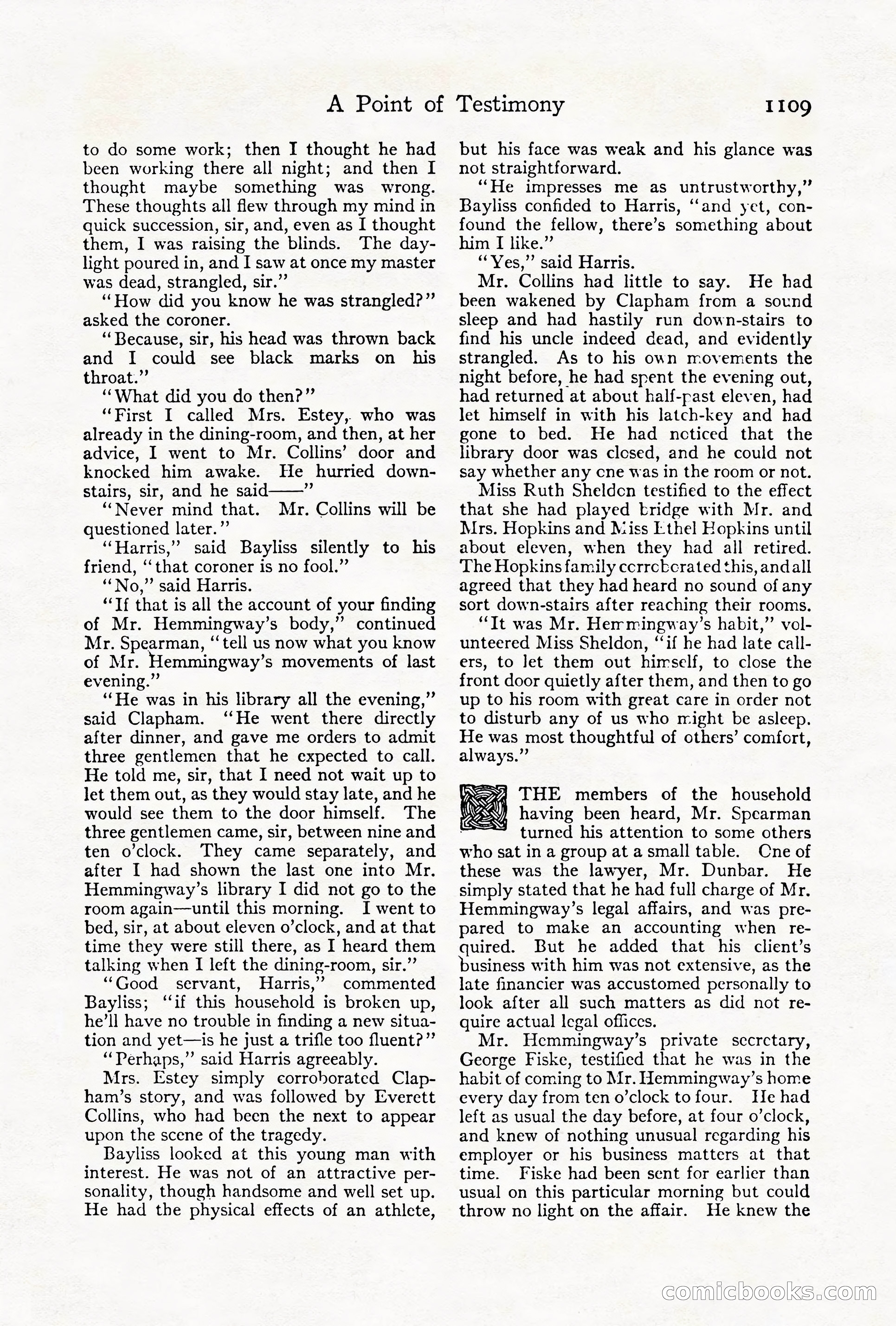 Adventure Magazine Cover, October 1911 — page 163 of 196