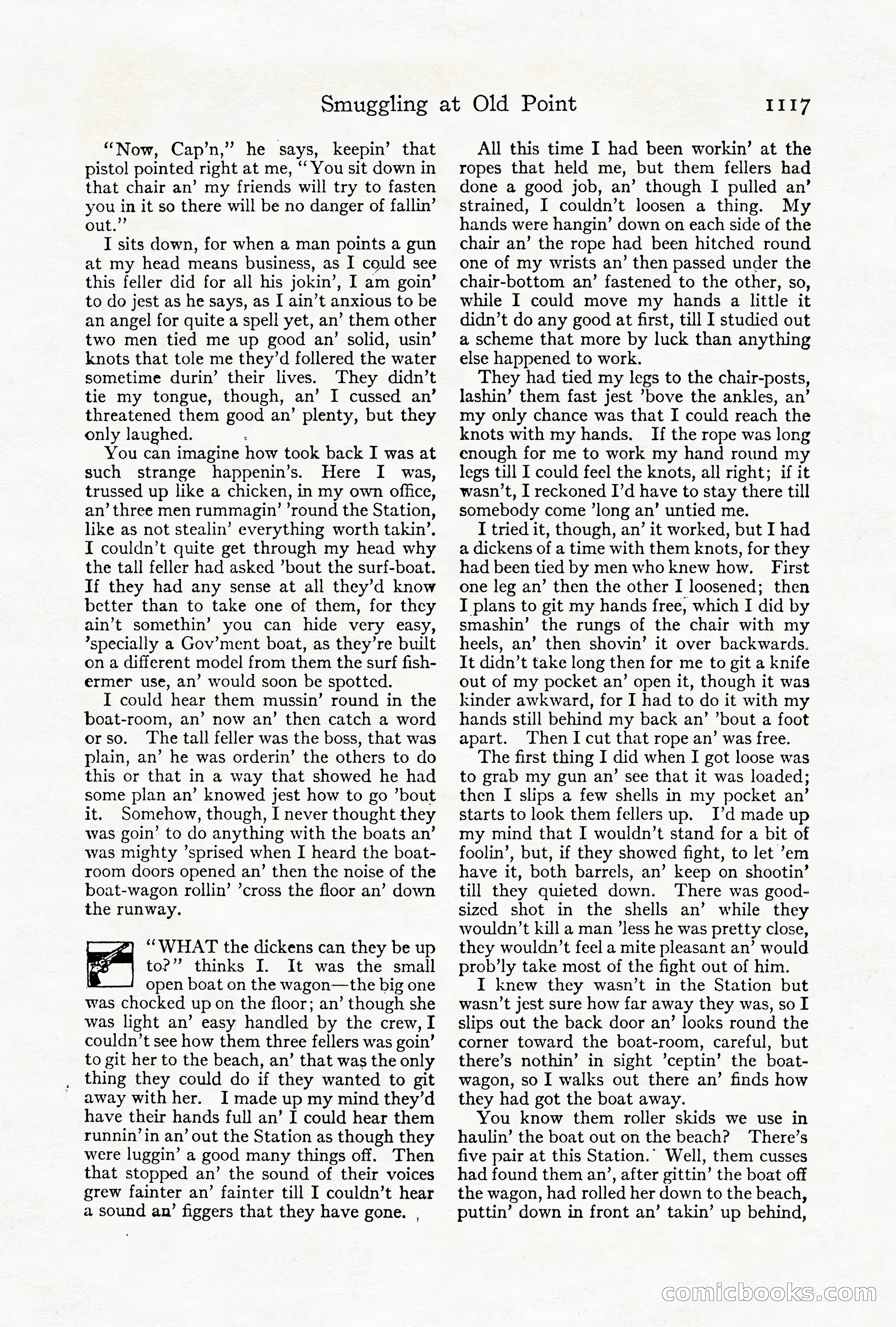 Adventure Magazine Cover, October 1911 — page 171 of 196