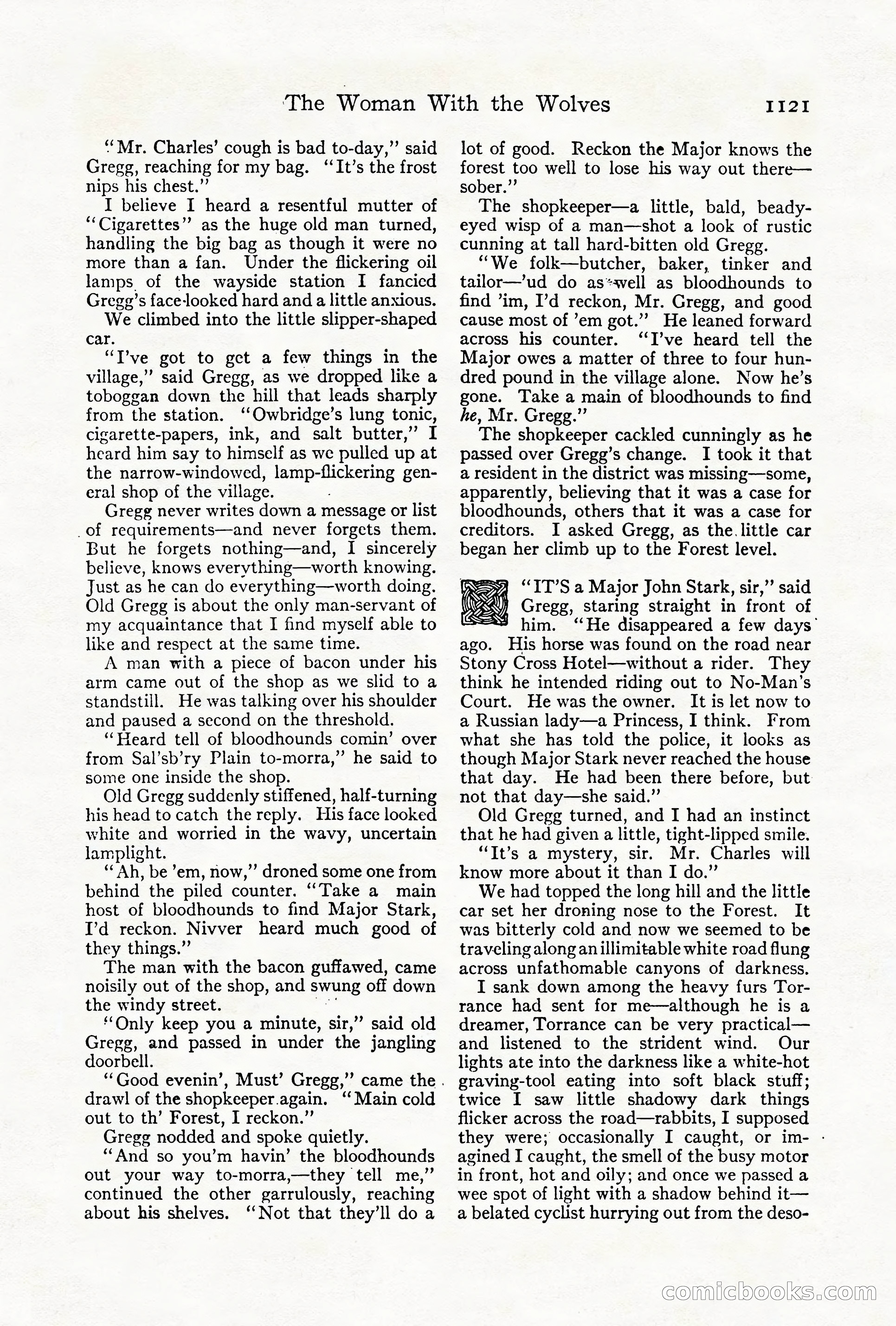 Adventure Magazine Cover, October 1911 — page 175 of 196