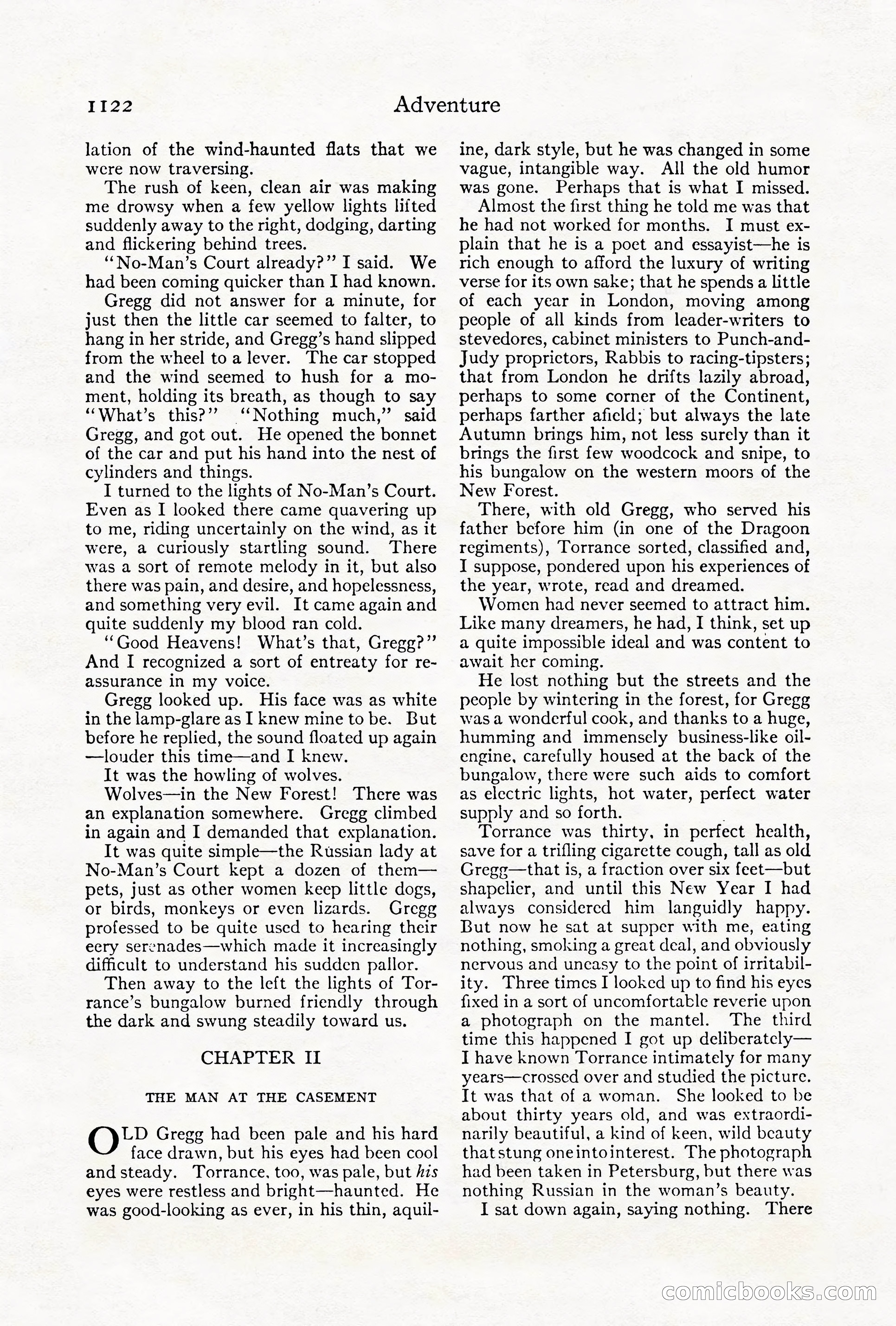 Adventure Magazine Cover, October 1911 — page 176 of 196