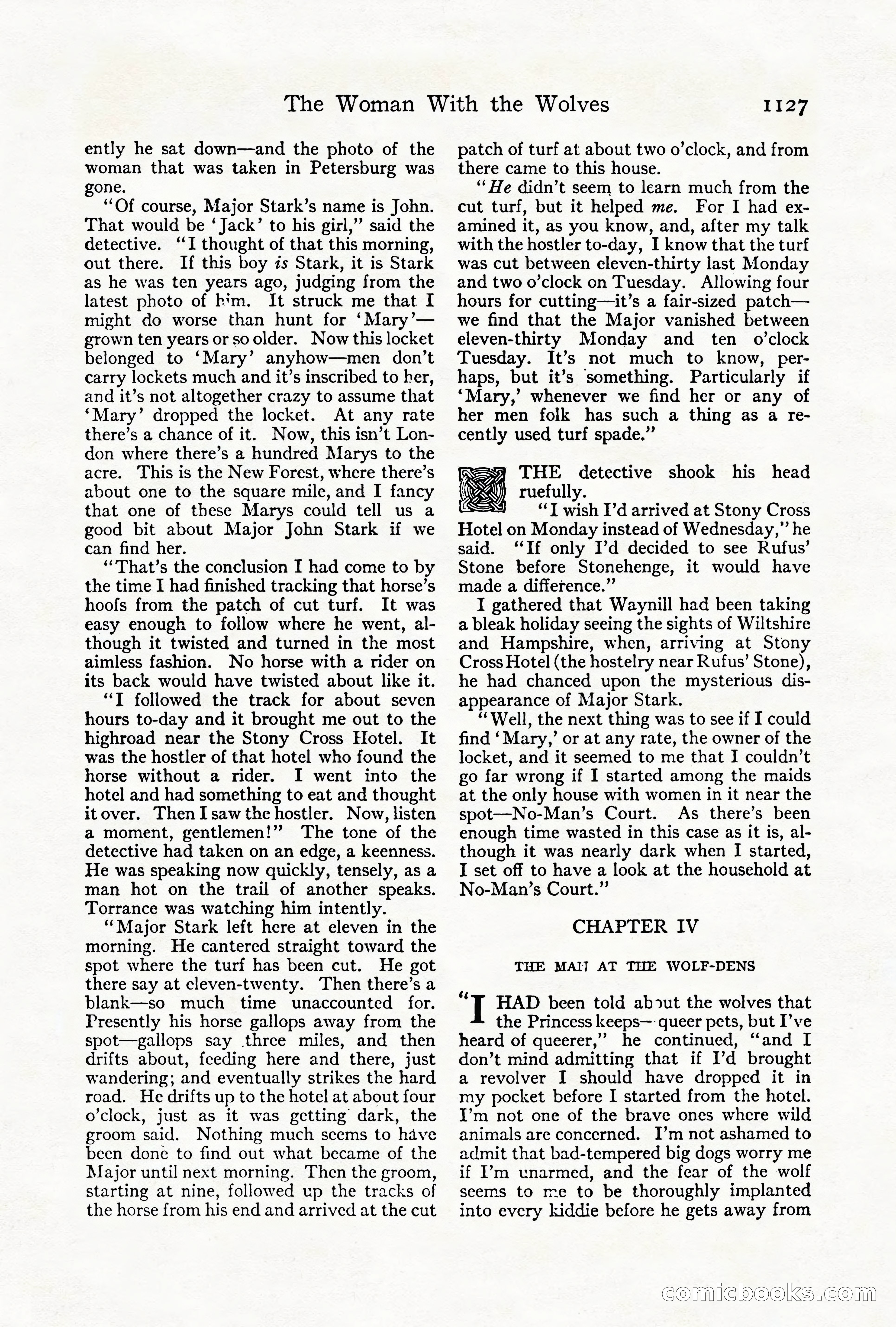 Adventure Magazine Cover, October 1911 — page 181 of 196