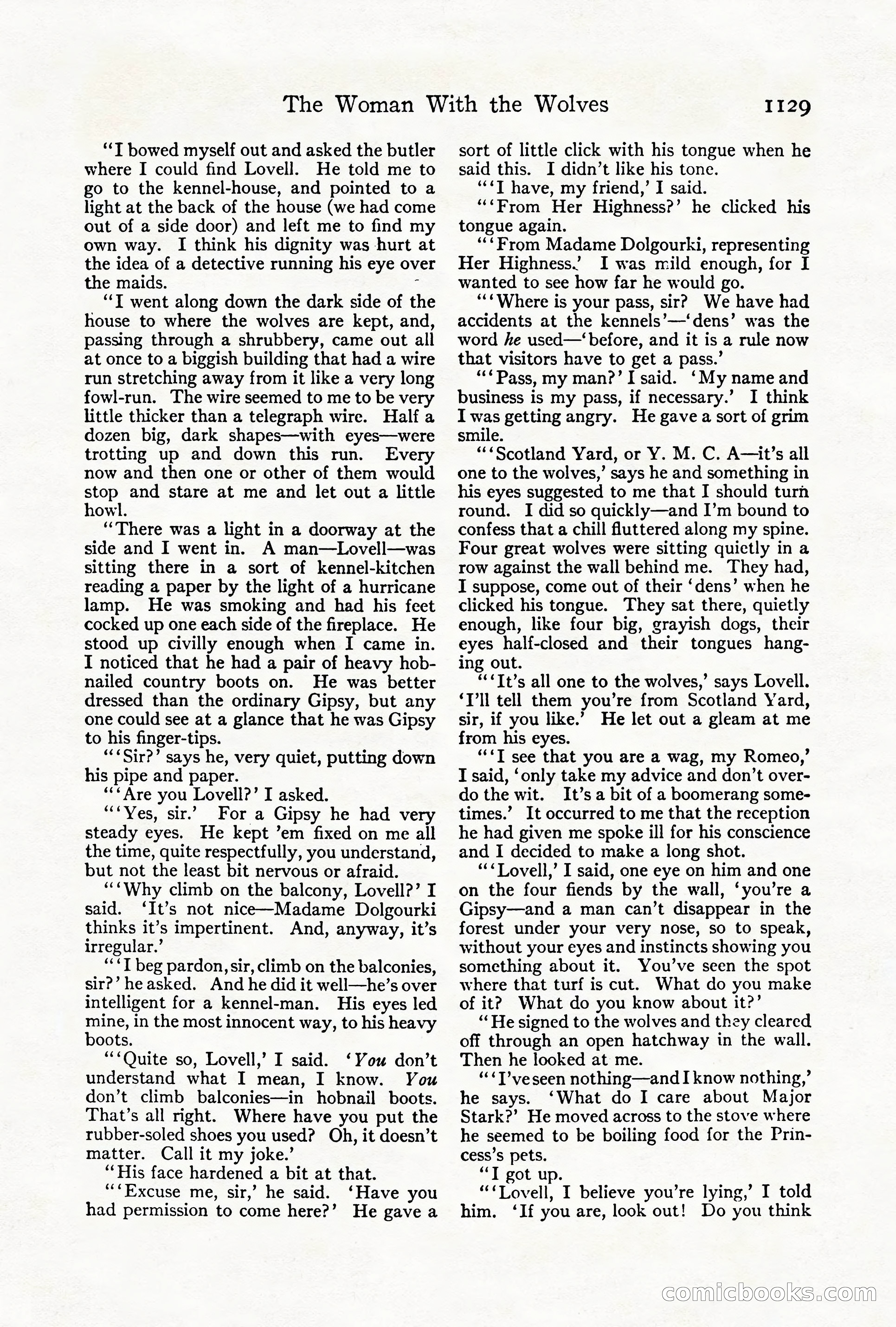 Adventure Magazine Cover, October 1911 — page 183 of 196